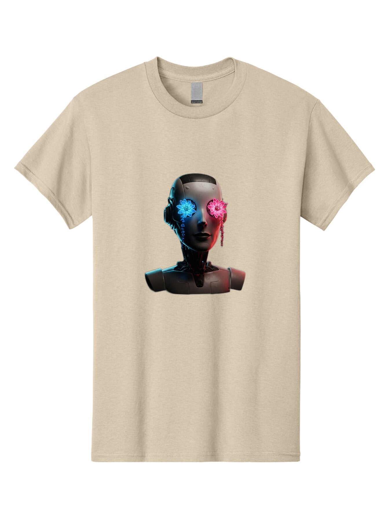 Female-Robot-Head Men'S Graphic Tee, 100% Cotton, Comfortable Casual Summer Wear, Machine Washable, Vintage Camera, Old Camera, Antique Camera, Black Camera, Classic Photography, Photography Equipment, Nostalgic Device, Film Camera, Camera Art Bap411 5