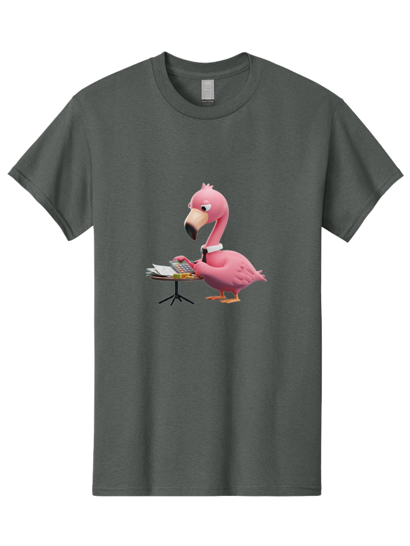 Flamingo-Accountant Men'S Graphic Tee, 100% Cotton, Comfortable Casual Summer Wear, Machine Washable, Vintage Camera, Old Camera, Antique Camera, Black Camera, Classic Photography, Photography Equipment, Nostalgic Device, Film Camera, Bap417 3