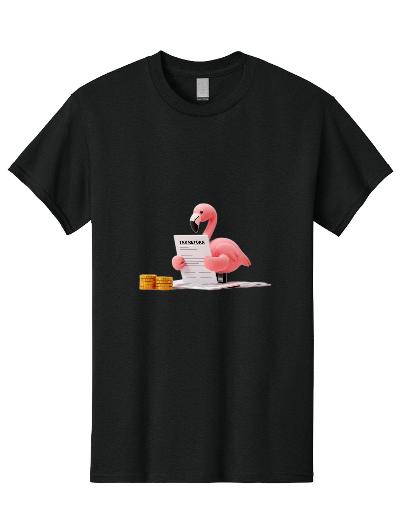 Flamingo-Tax-Return Men'S Graphic Tee, 100% Cotton, Comfortable Casual Summer Wear, Machine Washable, Vintage Camera, Old Camera, Antique Camera, Black Camera, Classic Photography, Photography Equipment, Nostalgic Device, Film Camera, Bap419 5