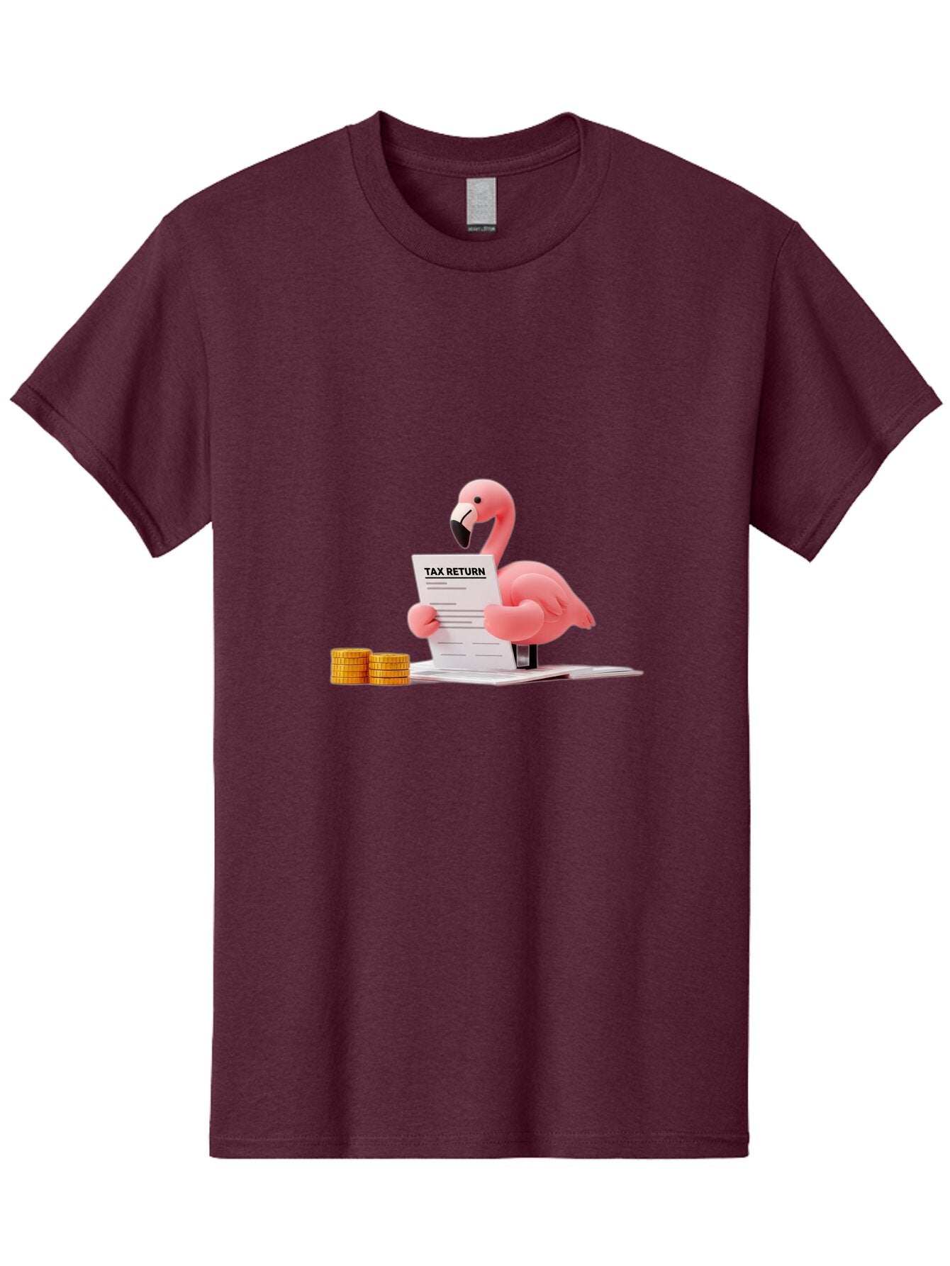 Flamingo-Tax-Return Men'S Graphic Tee, 100% Cotton, Comfortable Casual Summer Wear, Machine Washable, Vintage Camera, Old Camera, Antique Camera, Black Camera, Classic Photography, Photography Equipment, Nostalgic Device, Film Camera, Bap419