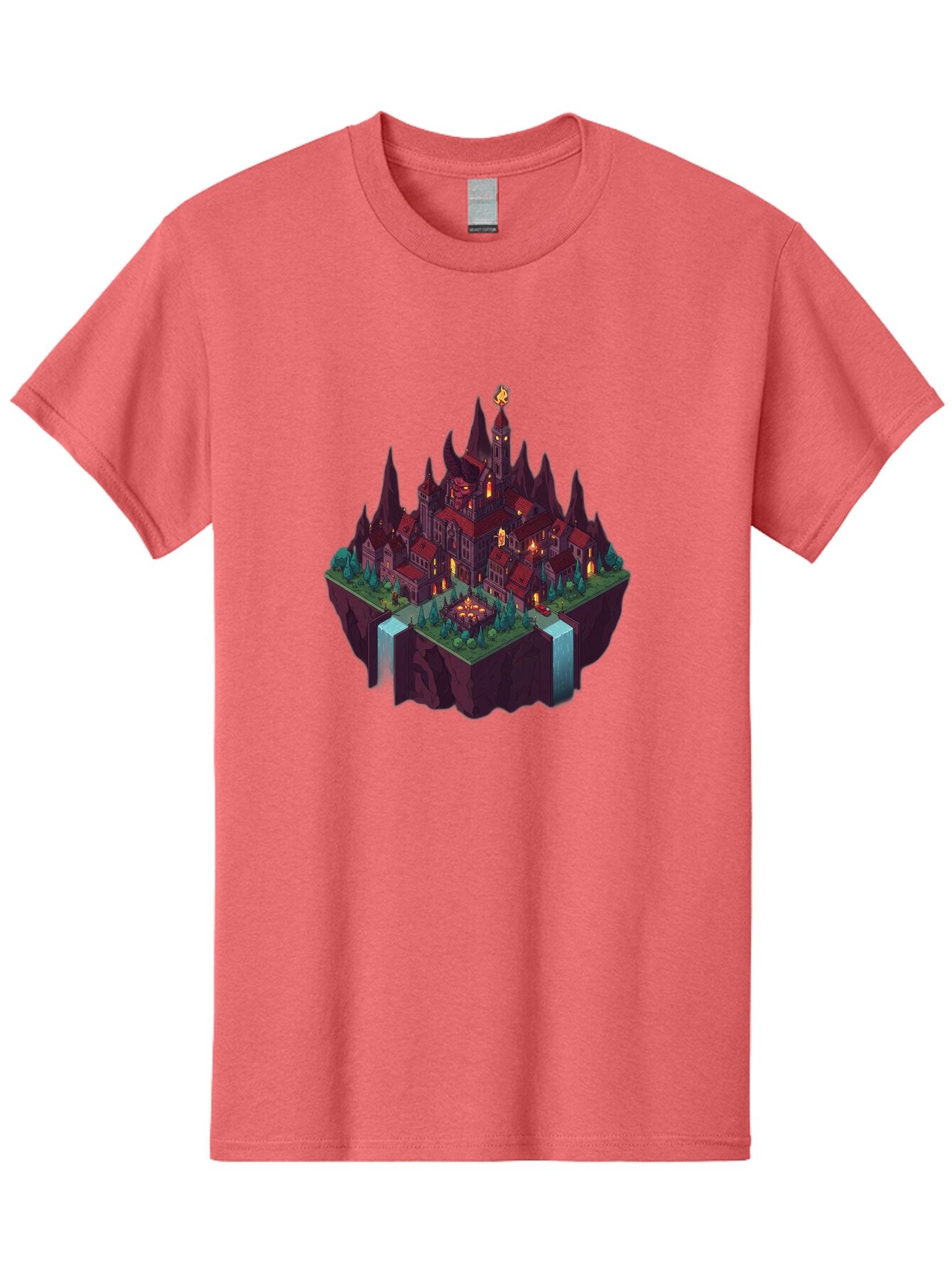 Floating-Island-Castle Men'S Graphic Tee, 100% Cotton, Comfortable Casual Summer Wear, Machine Washable, Vintage Camera, Old Camera, Antique Camera, Black Camera, Classic Photography, Photography Equipment, Nostalgic Device, Film Camera, Bap421