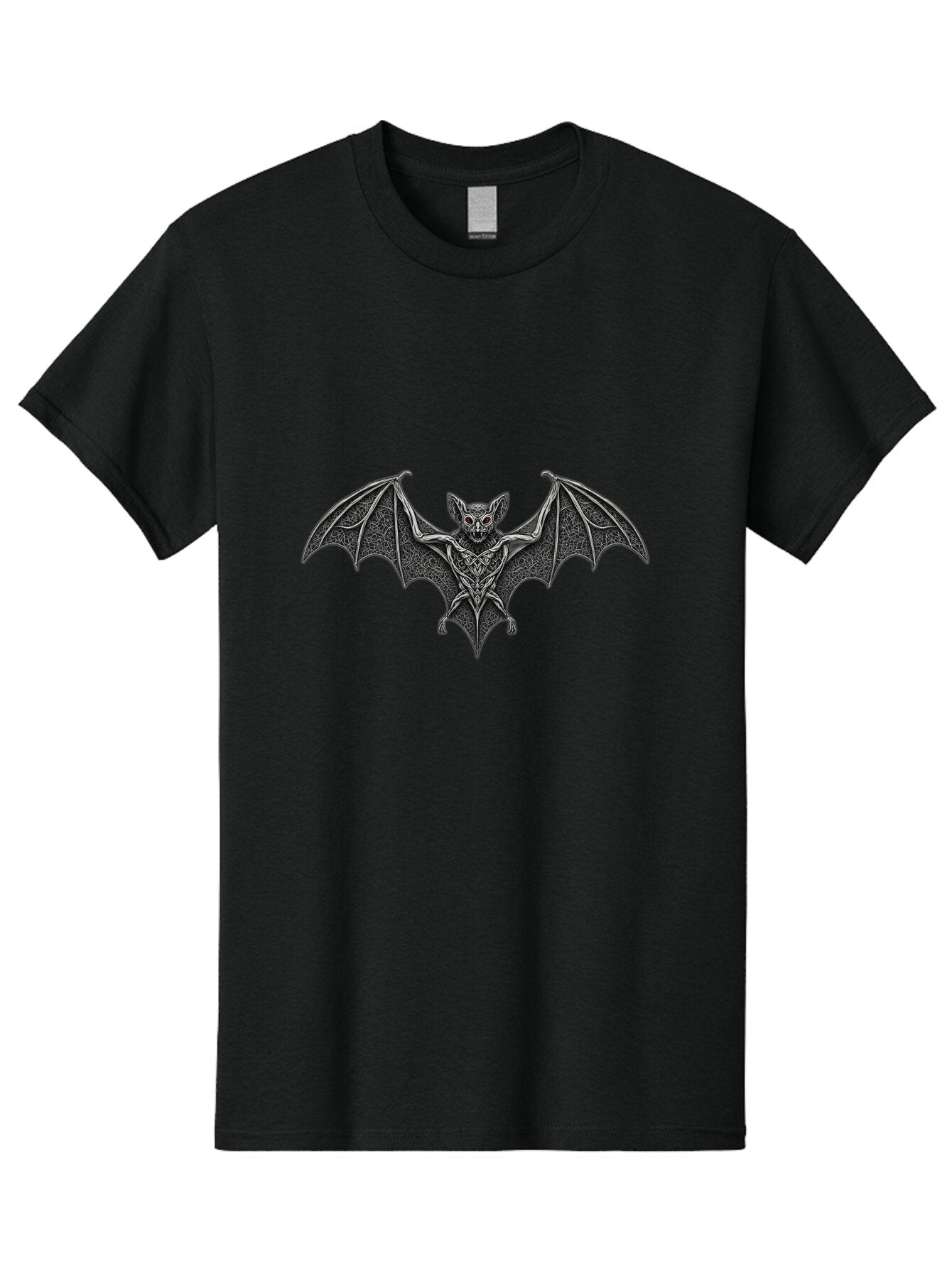 Flying-Bat-With-Skeleton-Ribcage Men'S Graphic Tee, 100% Cotton, Comfortable Casual Summer Wear, Machine Washable, Vintage Camera, Old Camera, Antique Camera, Black Camera, Classic Photography, Photography Equipment, Nostalgic Device, Bap424 15