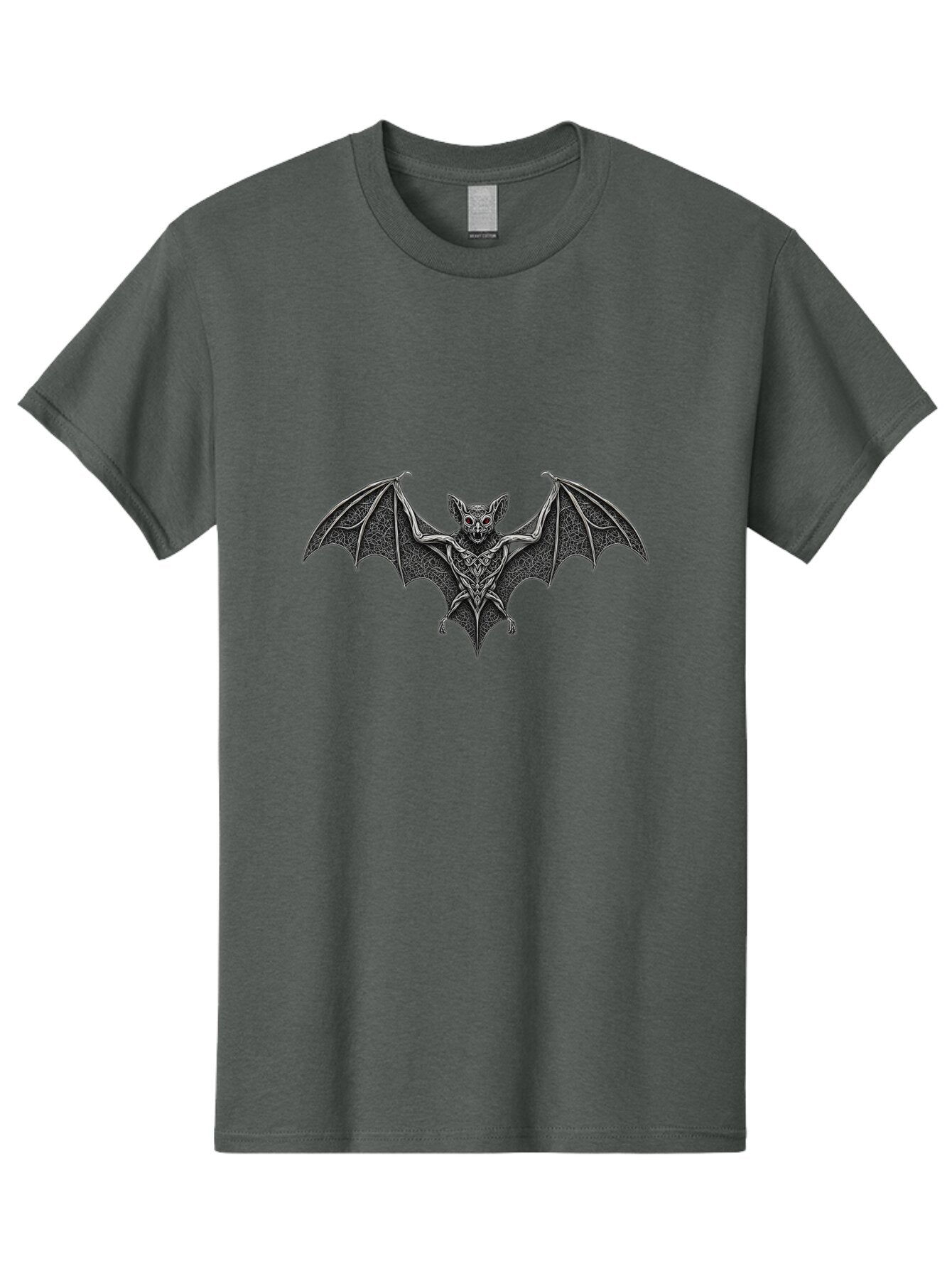 Flying-Bat-With-Skeleton-Ribcage Men'S Graphic Tee, 100% Cotton, Comfortable Casual Summer Wear, Machine Washable, Vintage Camera, Old Camera, Antique Camera, Black Camera, Classic Photography, Photography Equipment, Nostalgic Device, Bap424 6