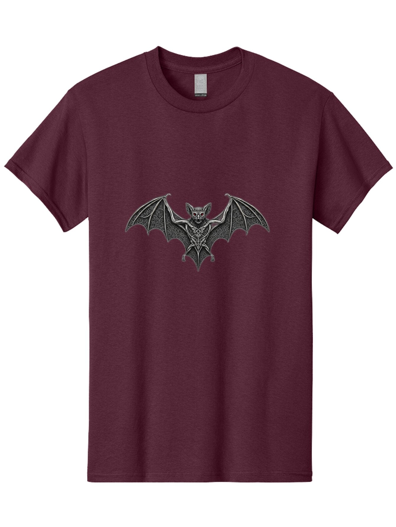 Flying-Bat-With-Skeleton-Ribcage Men'S Graphic Tee, 100% Cotton, Comfortable Casual Summer Wear, Machine Washable, Vintage Camera, Old Camera, Antique Camera, Black Camera, Classic Photography, Photography Equipment, Nostalgic Device, Bap424 5