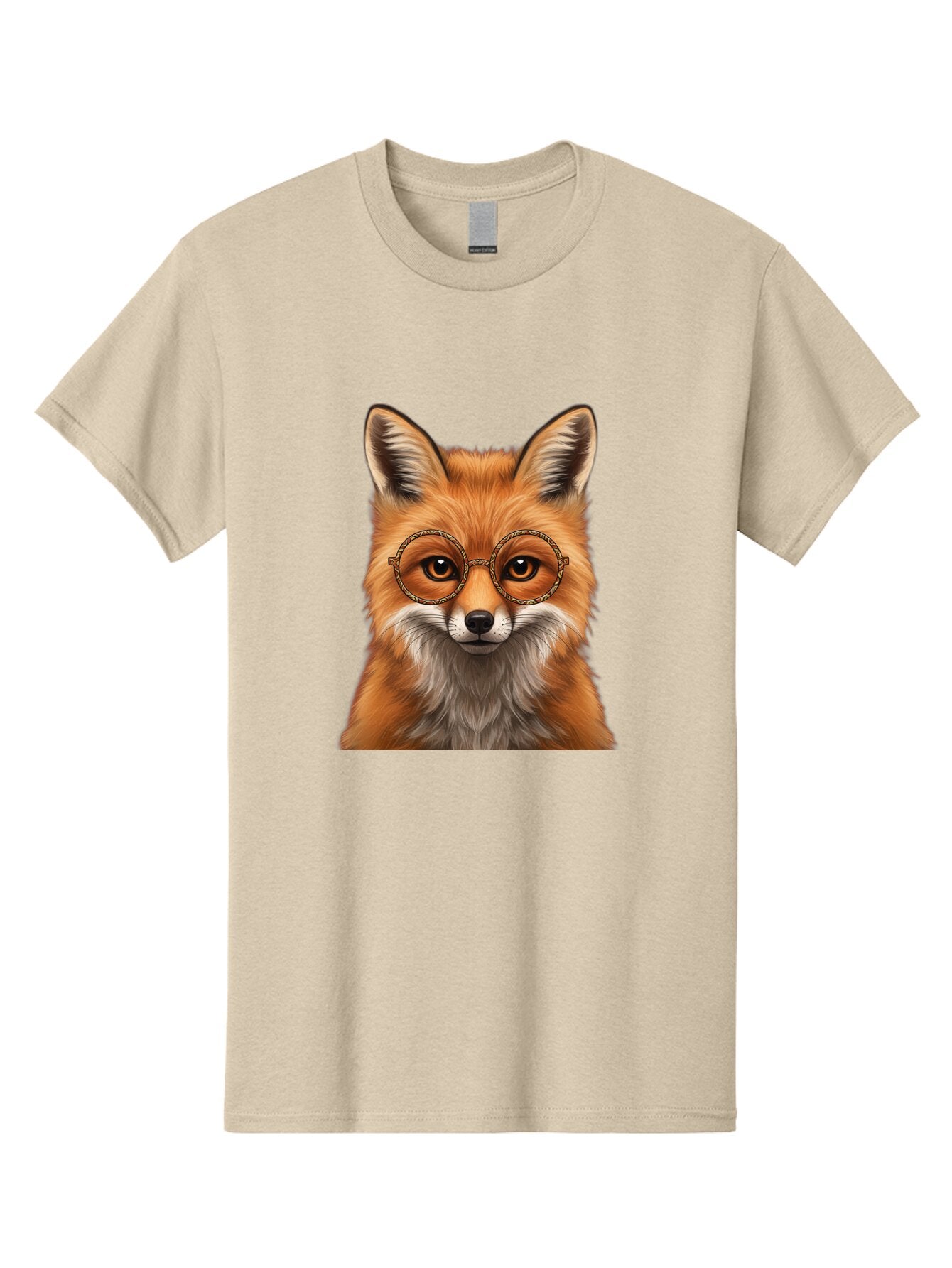 Fox-In-Glasses-1 Men'S Graphic Tee, 100% Cotton, Comfortable Casual Summer Wear, Machine Washable, Vintage Camera, Old Camera, Antique Camera, Black Camera, Classic Photography, Photography Equipment, Nostalgic Device, Film Camera, Camera Art Bap427 3