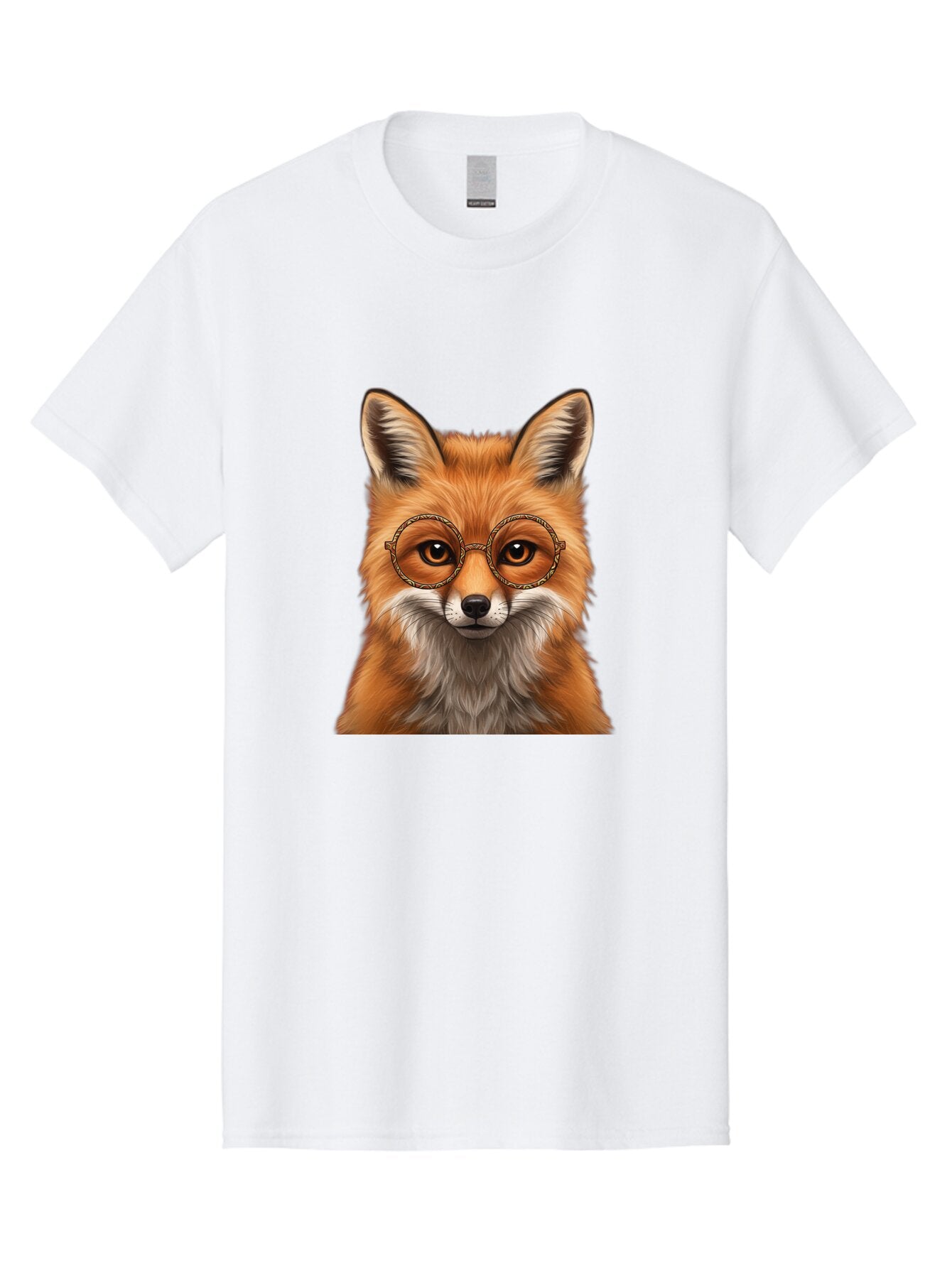 Fox-In-Glasses-1 Men'S Graphic Tee, 100% Cotton, Comfortable Casual Summer Wear, Machine Washable, Vintage Camera, Old Camera, Antique Camera, Black Camera, Classic Photography, Photography Equipment, Nostalgic Device, Film Camera, Camera Art Bap427 12