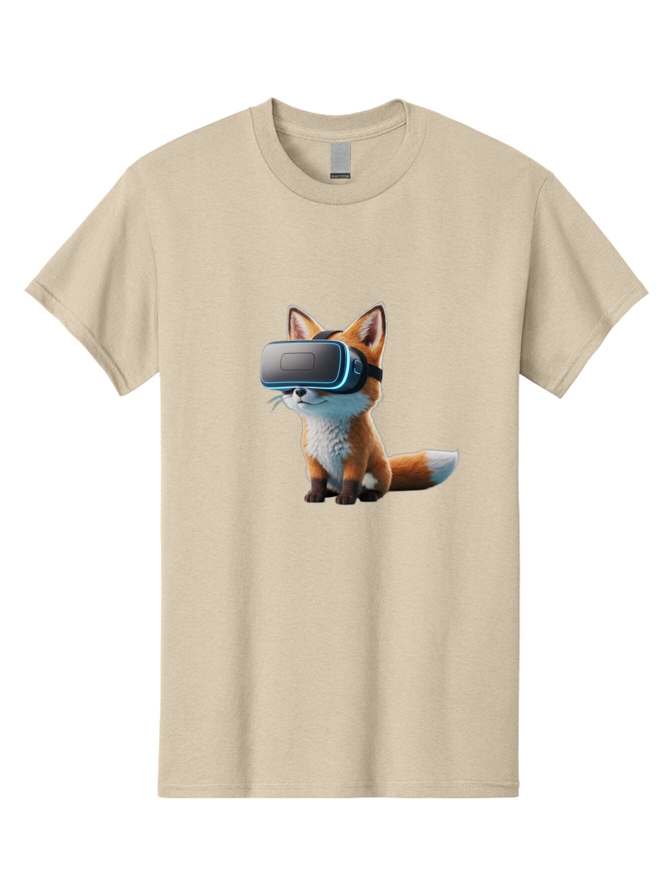 Fox-Vr-Headset Men'S Graphic Tee, 100% Cotton, Comfortable Casual Summer Wear, Machine Washable, Vintage Camera, Old Camera, Antique Camera, Black Camera, Classic Photography, Photography Equipment, Nostalgic Device, Film Camera, Camera Art Bap431