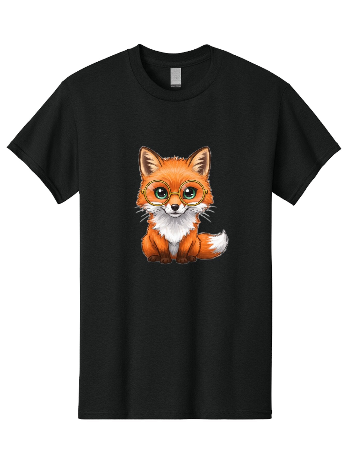 Fox-With-Glasses-1 Men'S Graphic Tee, 100% Cotton, Comfortable Casual Summer Wear, Machine Washable, Vintage Camera, Old Camera, Antique Camera, Black Camera, Classic Photography, Photography Equipment, Nostalgic Device, Film Camera, Bap433 4