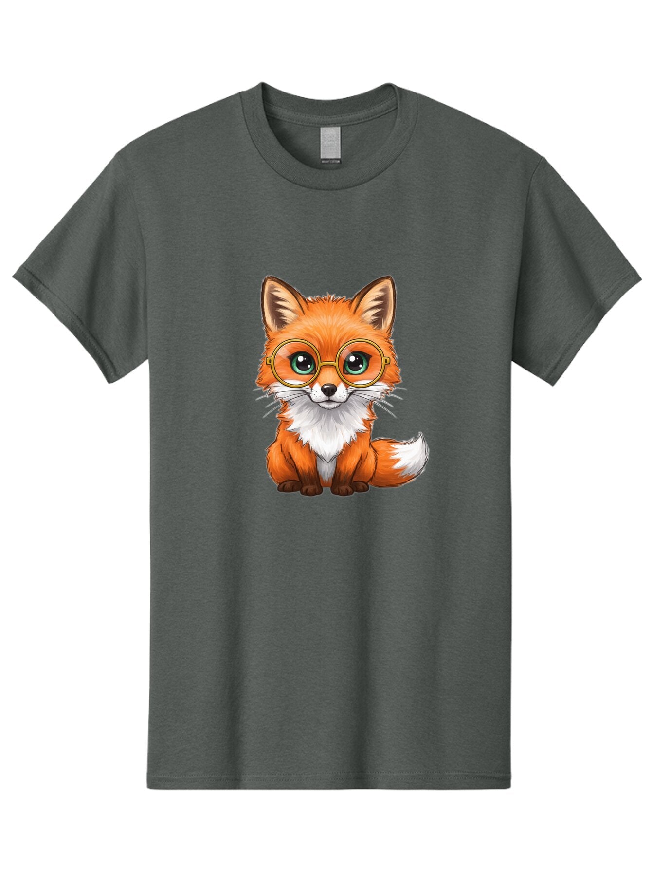 Fox-With-Glasses-1 Men'S Graphic Tee, 100% Cotton, Comfortable Casual Summer Wear, Machine Washable, Vintage Camera, Old Camera, Antique Camera, Black Camera, Classic Photography, Photography Equipment, Nostalgic Device, Film Camera, Bap433 8