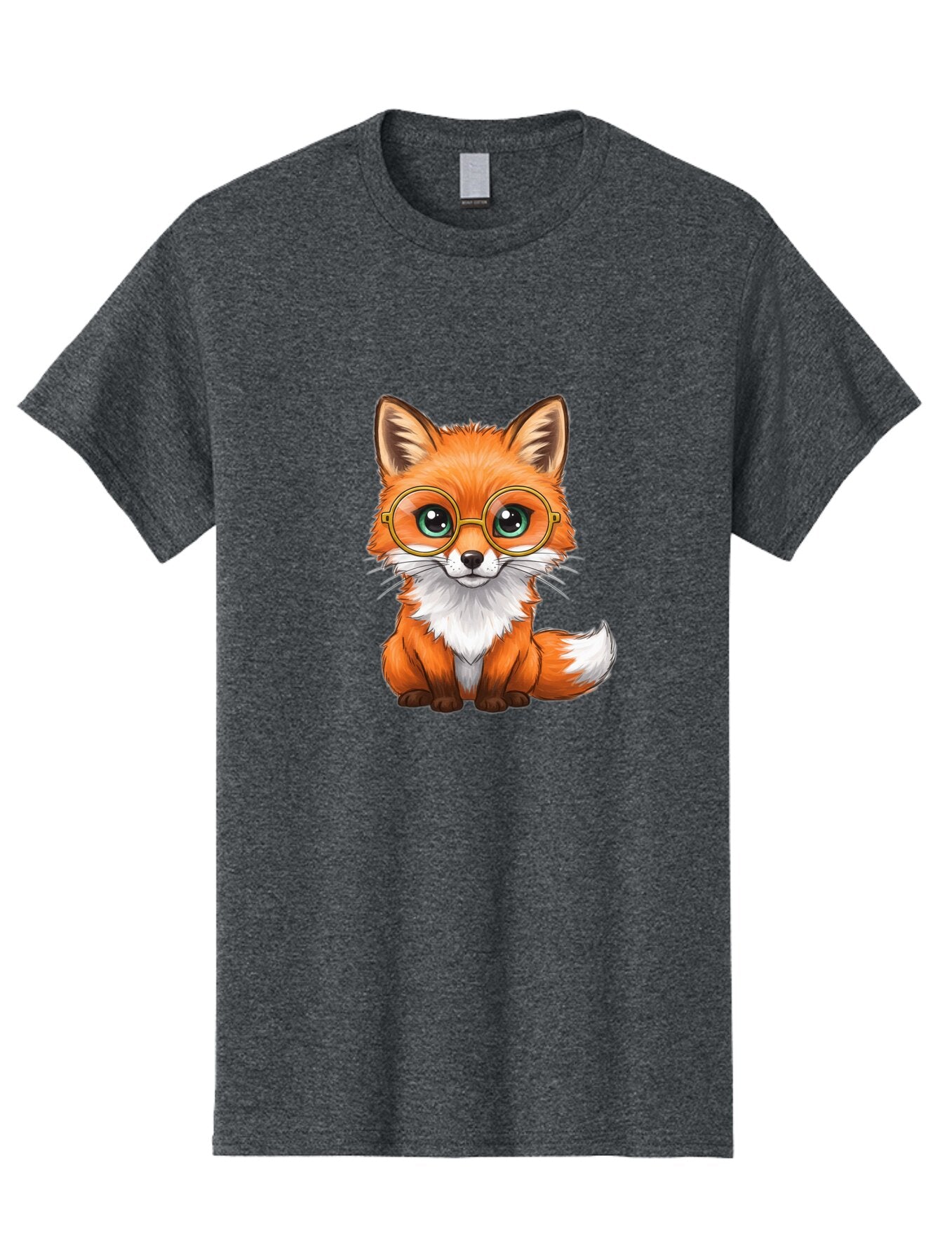 Fox-With-Glasses-1 Men'S Graphic Tee, 100% Cotton, Comfortable Casual Summer Wear, Machine Washable, Vintage Camera, Old Camera, Antique Camera, Black Camera, Classic Photography, Photography Equipment, Nostalgic Device, Film Camera, Bap433 7