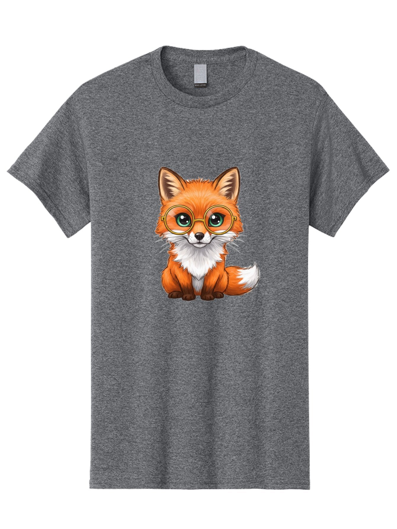 Fox-With-Glasses-1 Men'S Graphic Tee, 100% Cotton, Comfortable Casual Summer Wear, Machine Washable, Vintage Camera, Old Camera, Antique Camera, Black Camera, Classic Photography, Photography Equipment, Nostalgic Device, Film Camera, Bap433 9