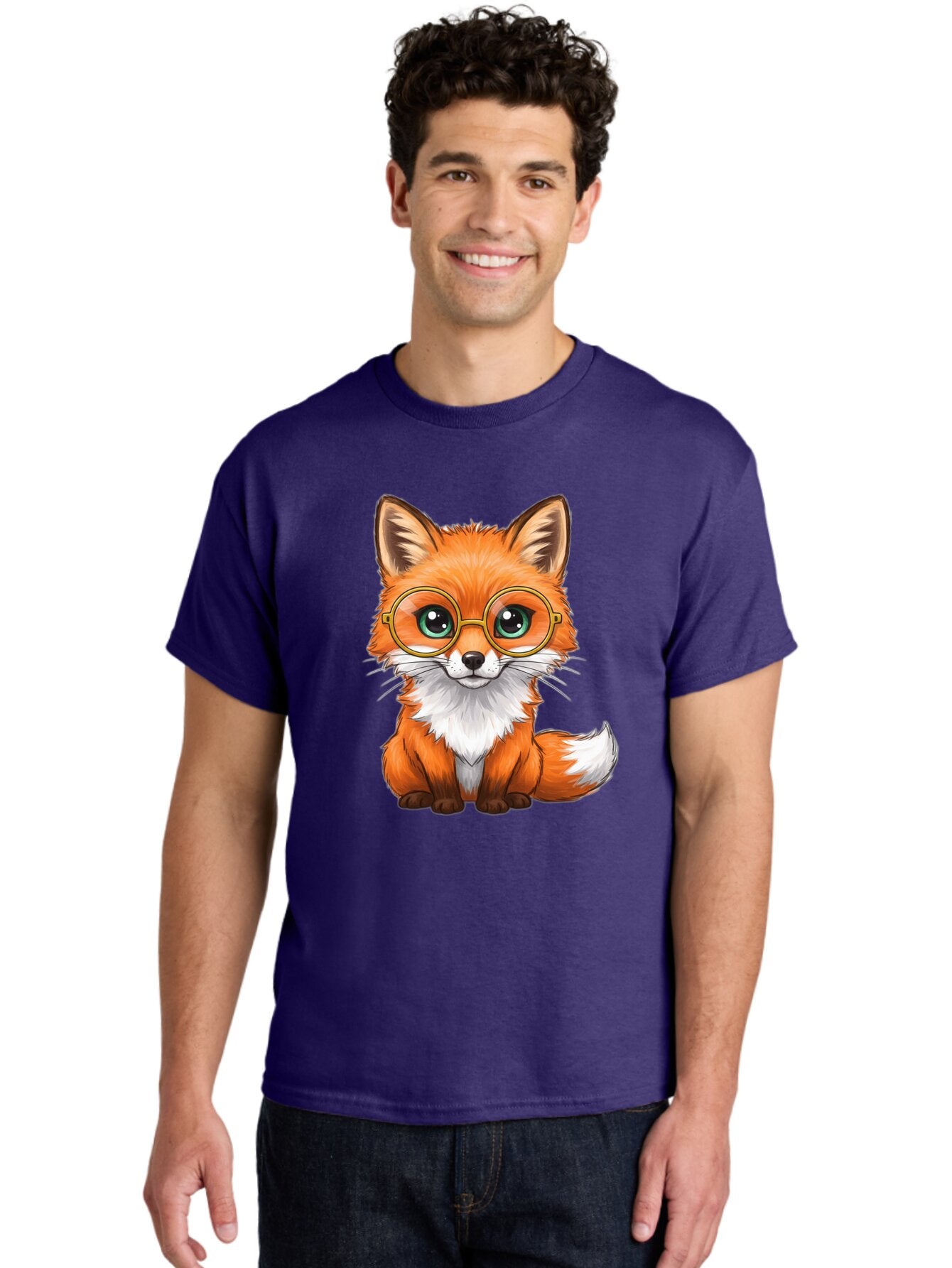 Fox-With-Glasses-1 Men'S Graphic Tee, 100% Cotton, Comfortable Casual Summer Wear, Machine Washable, Vintage Camera, Old Camera, Antique Camera, Black Camera, Classic Photography, Photography Equipment, Nostalgic Device, Film Camera, Bap433 20