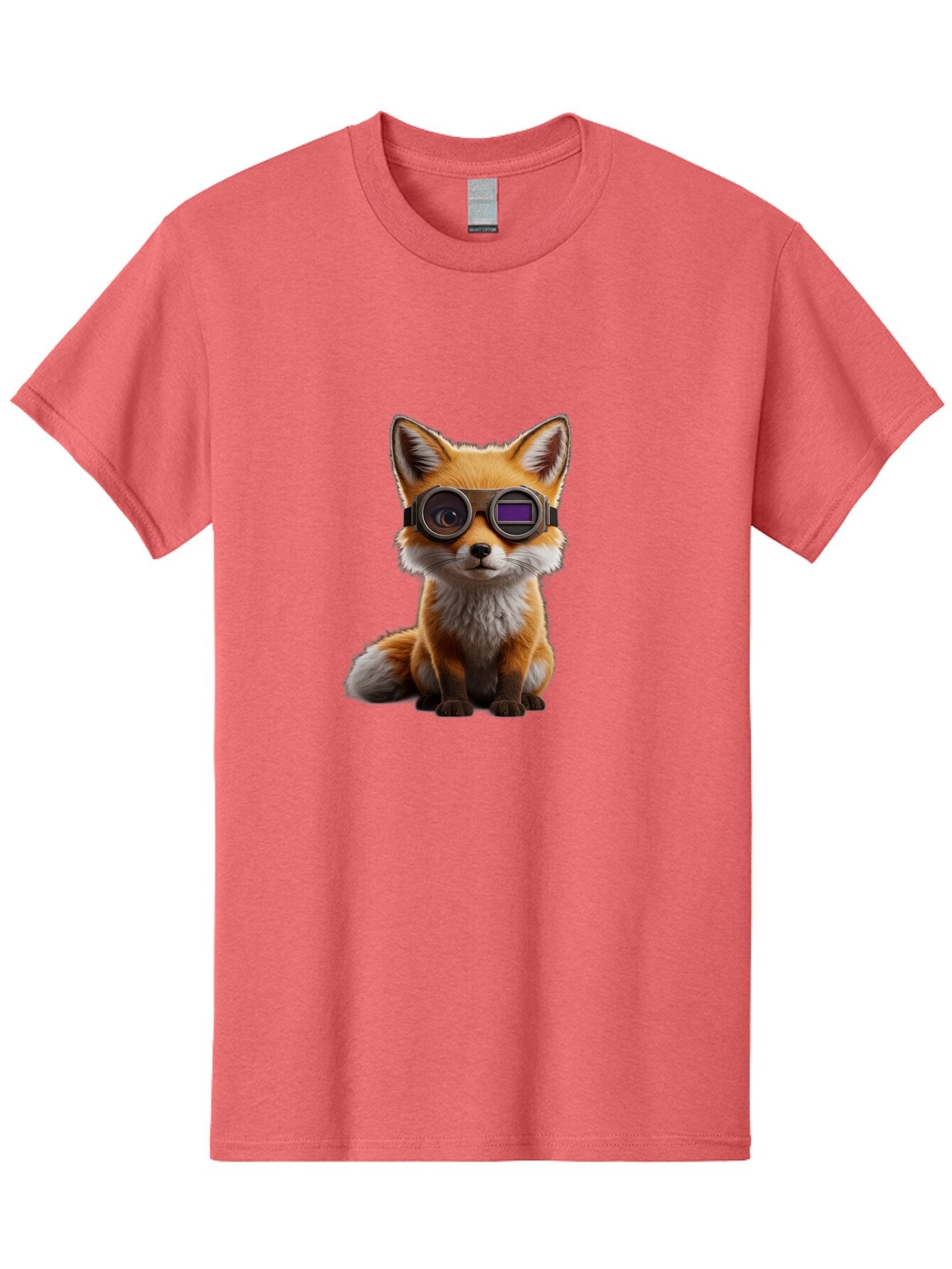 Fox-With-Goggles-1 Men'S Graphic Tee, 100% Cotton, Comfortable Casual Summer Wear, Machine Washable, Vintage Camera, Old Camera, Antique Camera, Black Camera, Classic Photography, Photography Equipment, Nostalgic Device, Film Camera, Bap435 12
