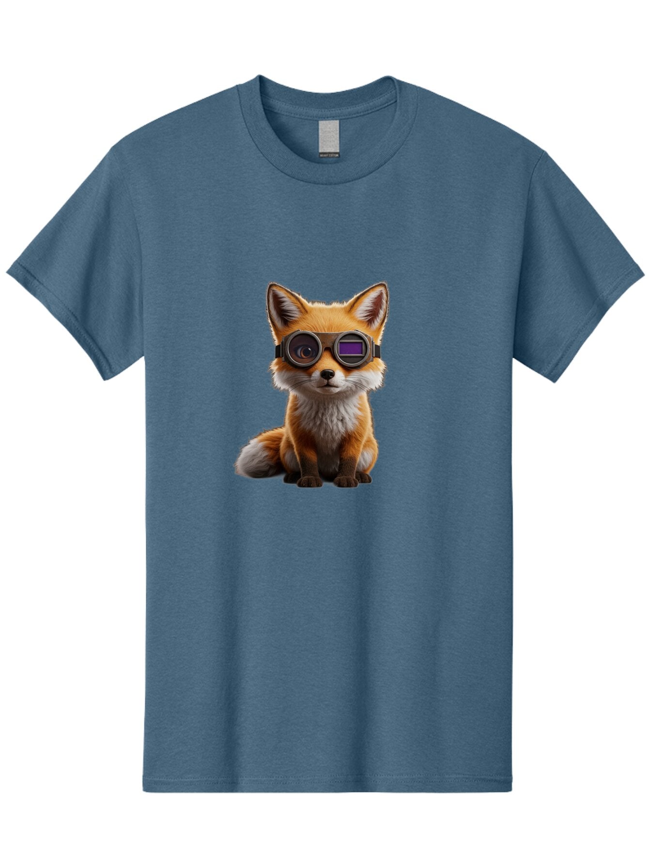 Fox-With-Goggles-1 Men'S Graphic Tee, 100% Cotton, Comfortable Casual Summer Wear, Machine Washable, Vintage Camera, Old Camera, Antique Camera, Black Camera, Classic Photography, Photography Equipment, Nostalgic Device, Film Camera, Bap435 11