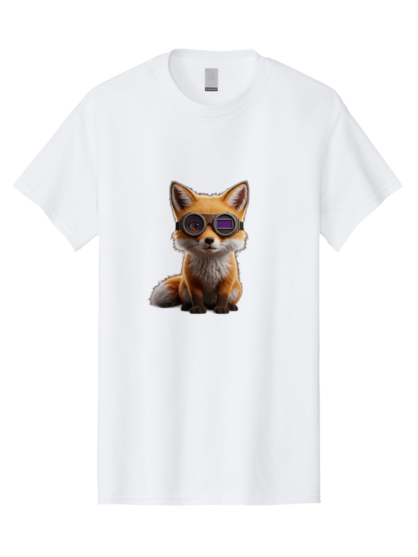 Fox-With-Goggles-1 Men'S Graphic Tee, 100% Cotton, Comfortable Casual Summer Wear, Machine Washable, Vintage Camera, Old Camera, Antique Camera, Black Camera, Classic Photography, Photography Equipment, Nostalgic Device, Film Camera, Bap435 13