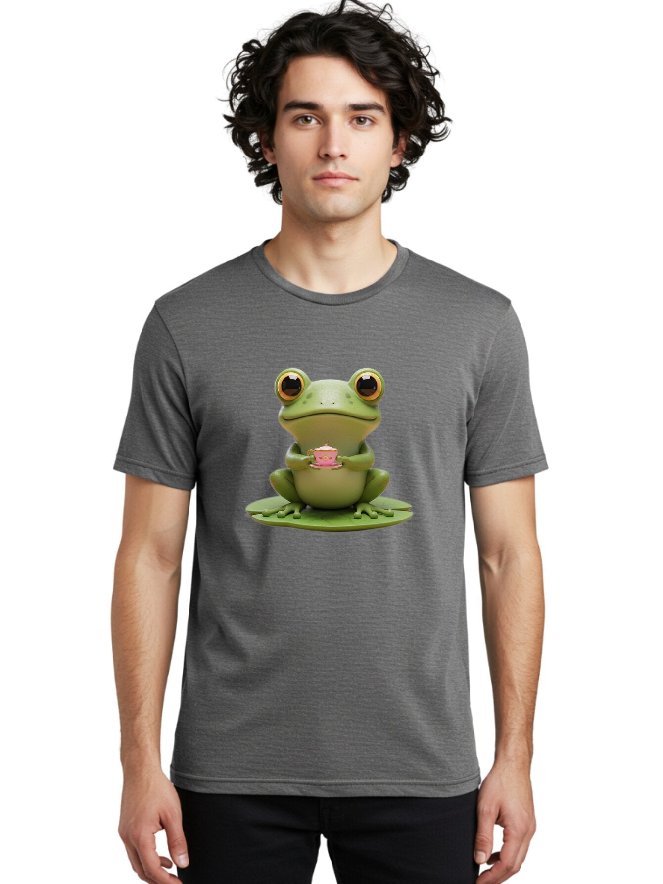 Frog-With-Teacup Men'S Graphic Tee, 100% Cotton, Comfortable Casual Summer Wear, Machine Washable, Vintage Camera, Old Camera, Antique Camera, Black Camera, Classic Photography, Photography Equipment, Nostalgic Device, Film Camera, Camera Art Bap444 22