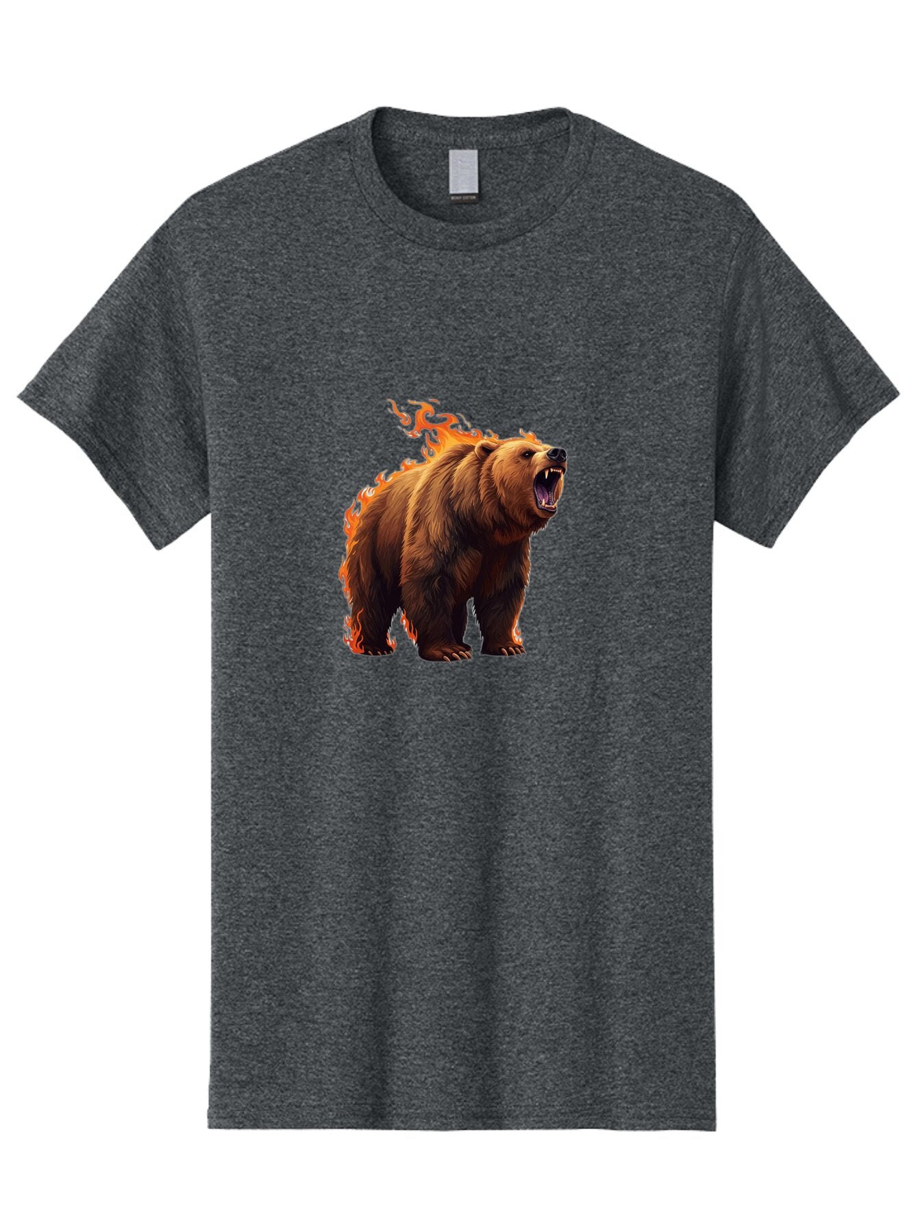 Furious-Bear-1 Men'S Graphic Tee, 100% Cotton, Comfortable Casual Summer Wear, Machine Washable, Vintage Camera, Old Camera, Antique Camera, Black Camera, Classic Photography, Photography Equipment, Nostalgic Device, Film Camera, Camera Art Bap447