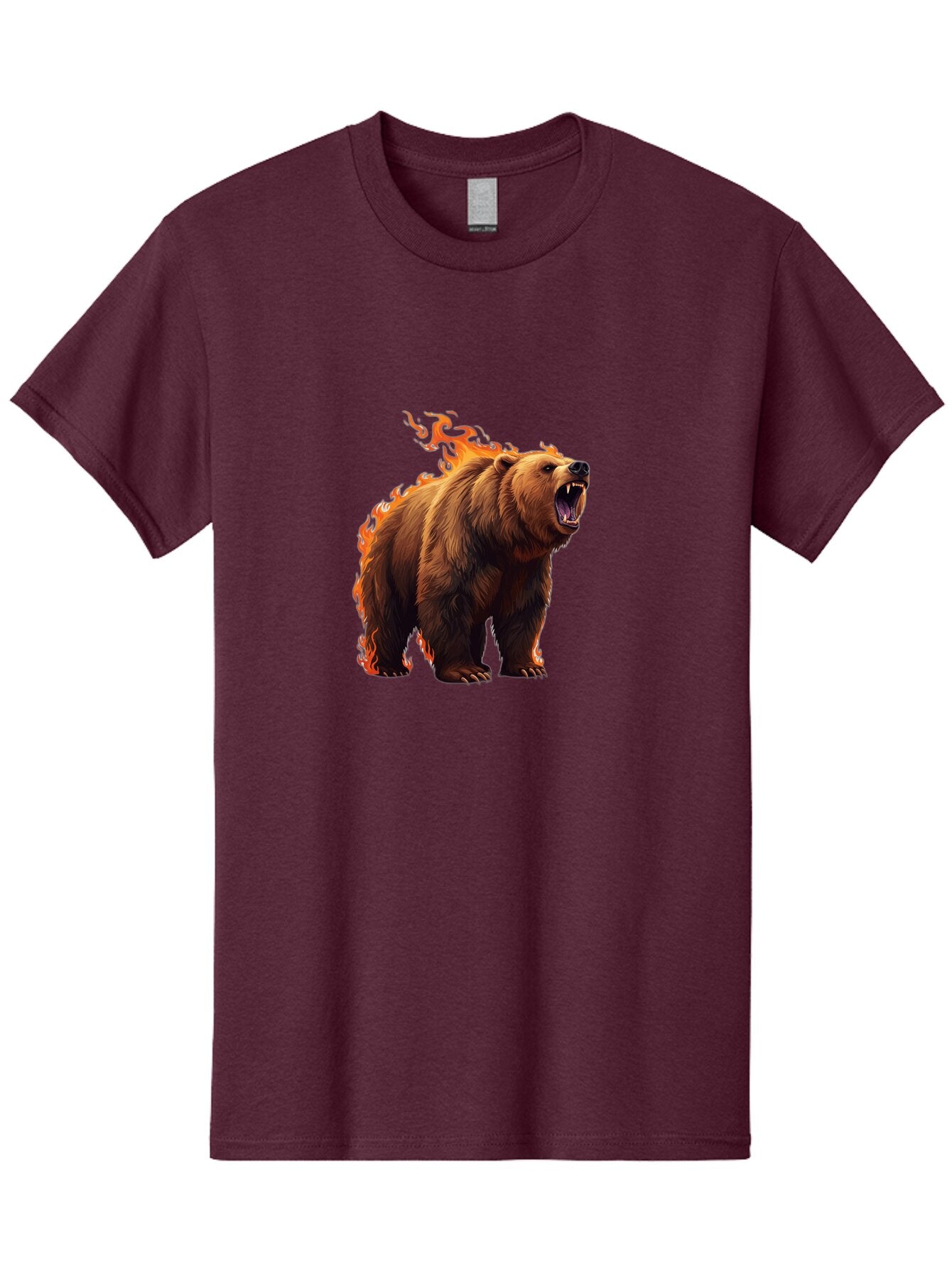 Furious-Bear-1 Men'S Graphic Tee, 100% Cotton, Comfortable Casual Summer Wear, Machine Washable, Vintage Camera, Old Camera, Antique Camera, Black Camera, Classic Photography, Photography Equipment, Nostalgic Device, Film Camera, Camera Art Bap447 15