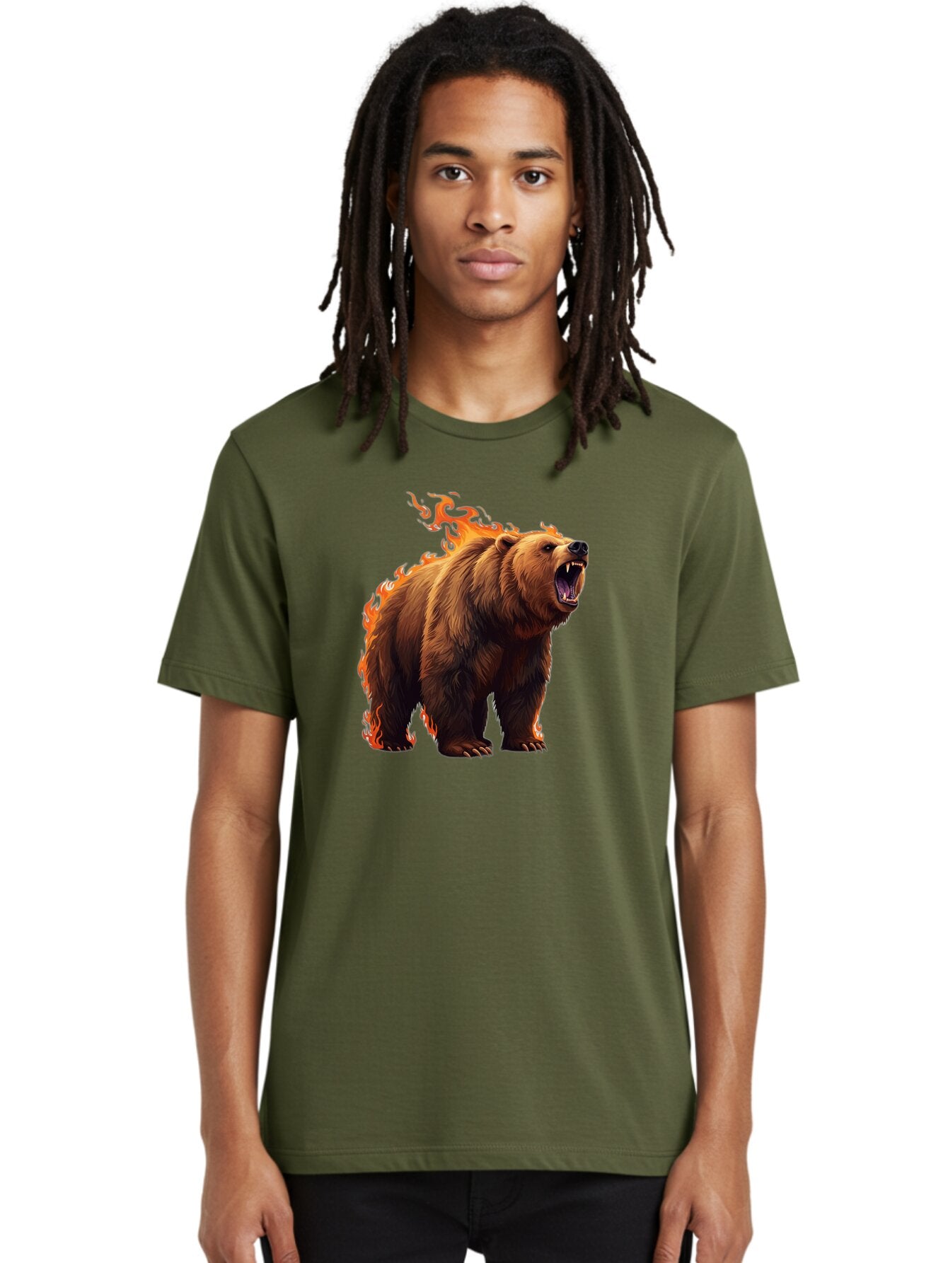 Furious-Bear-1 Men'S Graphic Tee, 100% Cotton, Comfortable Casual Summer Wear, Machine Washable, Vintage Camera, Old Camera, Antique Camera, Black Camera, Classic Photography, Photography Equipment, Nostalgic Device, Film Camera, Camera Art Bap447 16