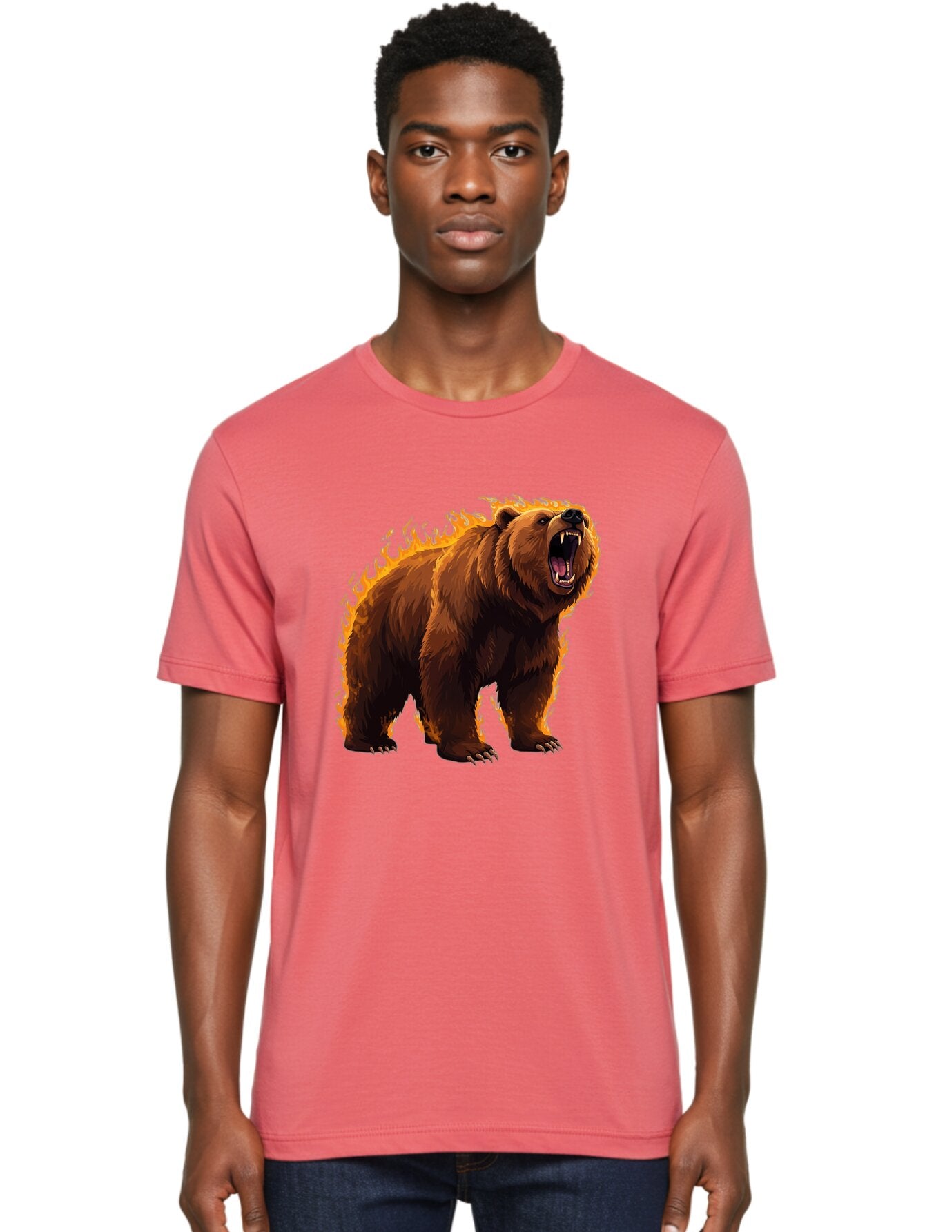 Furious-Brown-Bear Men'S Graphic Tee, 100% Cotton, Comfortable Casual Summer Wear, Machine Washable, Vintage Camera, Old Camera, Antique Camera, Black Camera, Classic Photography, Photography Equipment, Nostalgic Device, Film Camera, Bap449 27
