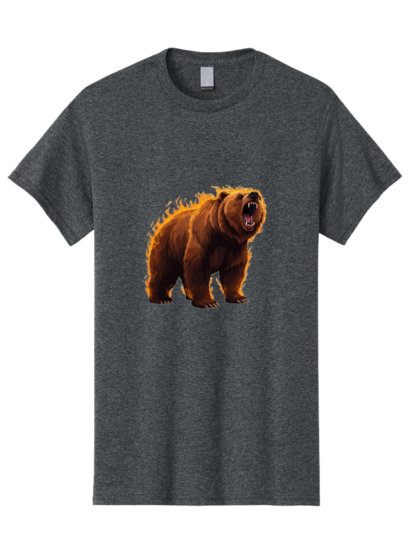 Furious-Brown-Bear Men'S Graphic Tee, 100% Cotton, Comfortable Casual Summer Wear, Machine Washable, Vintage Camera, Old Camera, Antique Camera, Black Camera, Classic Photography, Photography Equipment, Nostalgic Device, Film Camera, Bap449