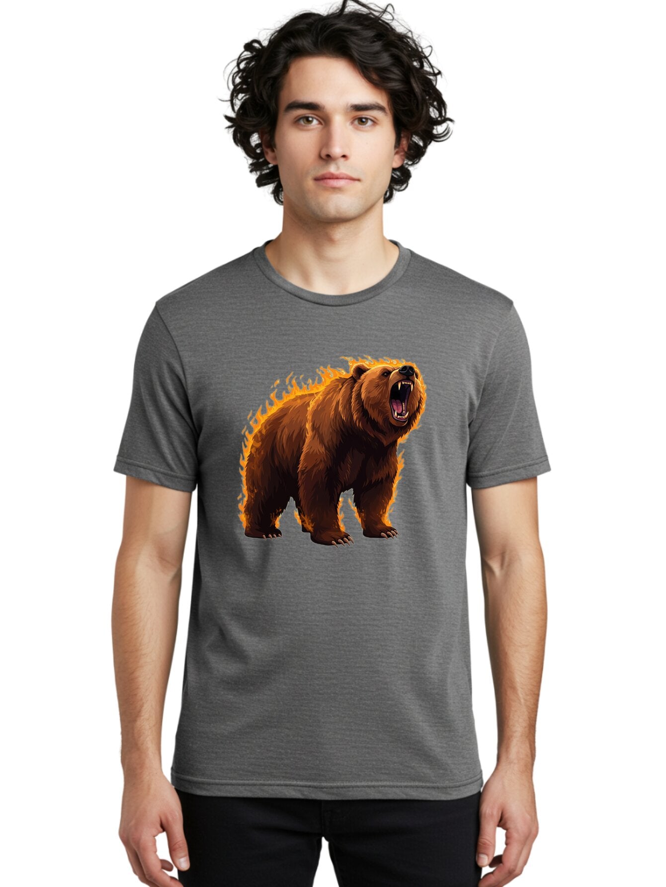 Furious-Brown-Bear Men'S Graphic Tee, 100% Cotton, Comfortable Casual Summer Wear, Machine Washable, Vintage Camera, Old Camera, Antique Camera, Black Camera, Classic Photography, Photography Equipment, Nostalgic Device, Film Camera, Bap449 28