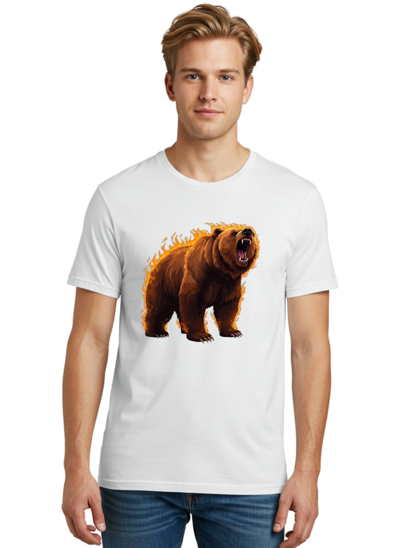 Furious-Brown-Bear Men'S Graphic Tee, 100% Cotton, Comfortable Casual Summer Wear, Machine Washable, Vintage Camera, Old Camera, Antique Camera, Black Camera, Classic Photography, Photography Equipment, Nostalgic Device, Film Camera, Bap449 24