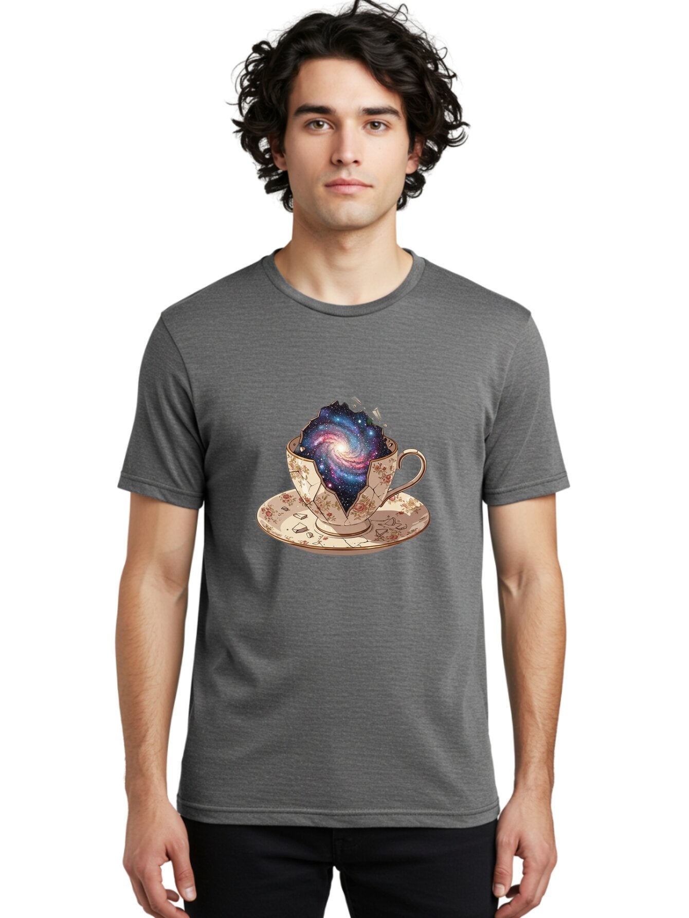 Galaxy-In-Teacup Men'S Graphic Tee, 100% Cotton, Comfortable Casual Summer Wear, Machine Washable, Vintage Camera, Old Camera, Antique Camera, Black Camera, Classic Photography, Photography Equipment, Nostalgic Device, Film Camera, Camera Art Bap457 26