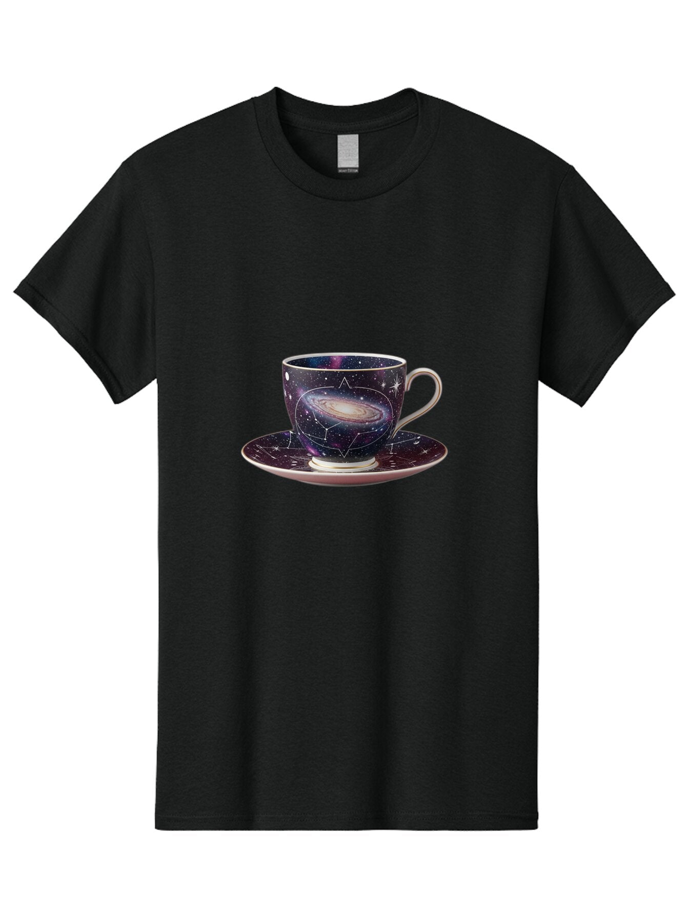 Galaxy-Tea-Cup-1 Men'S Graphic Tee, 100% Cotton, Comfortable Casual Summer Wear, Machine Washable, Vintage Camera, Old Camera, Antique Camera, Black Camera, Classic Photography, Photography Equipment, Nostalgic Device, Film Camera, Camera Art Bap462 5