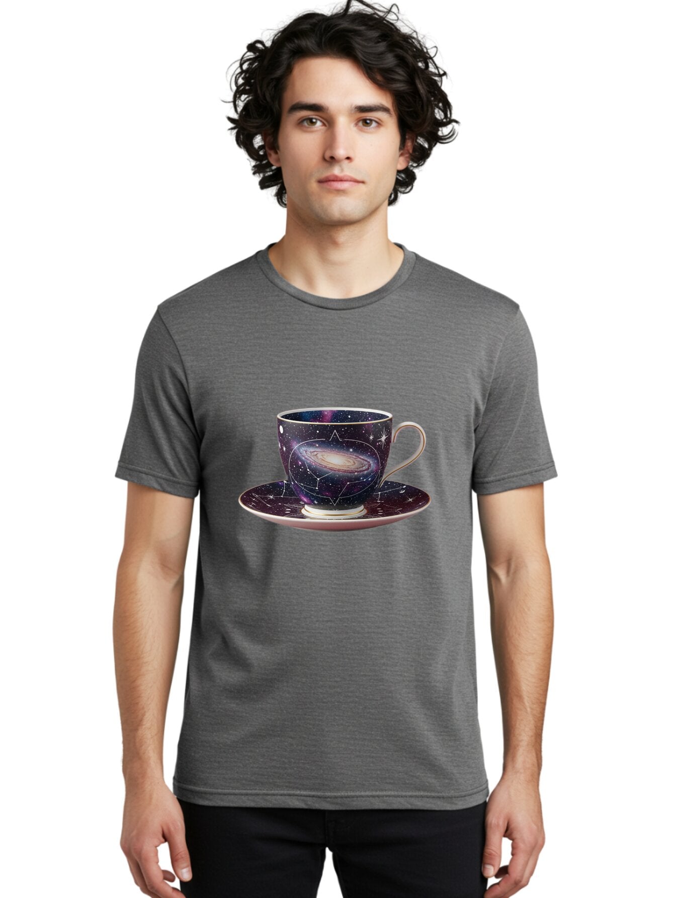 Galaxy-Tea-Cup-1 Men'S Graphic Tee, 100% Cotton, Comfortable Casual Summer Wear, Machine Washable, Vintage Camera, Old Camera, Antique Camera, Black Camera, Classic Photography, Photography Equipment, Nostalgic Device, Film Camera, Camera Art Bap462 20