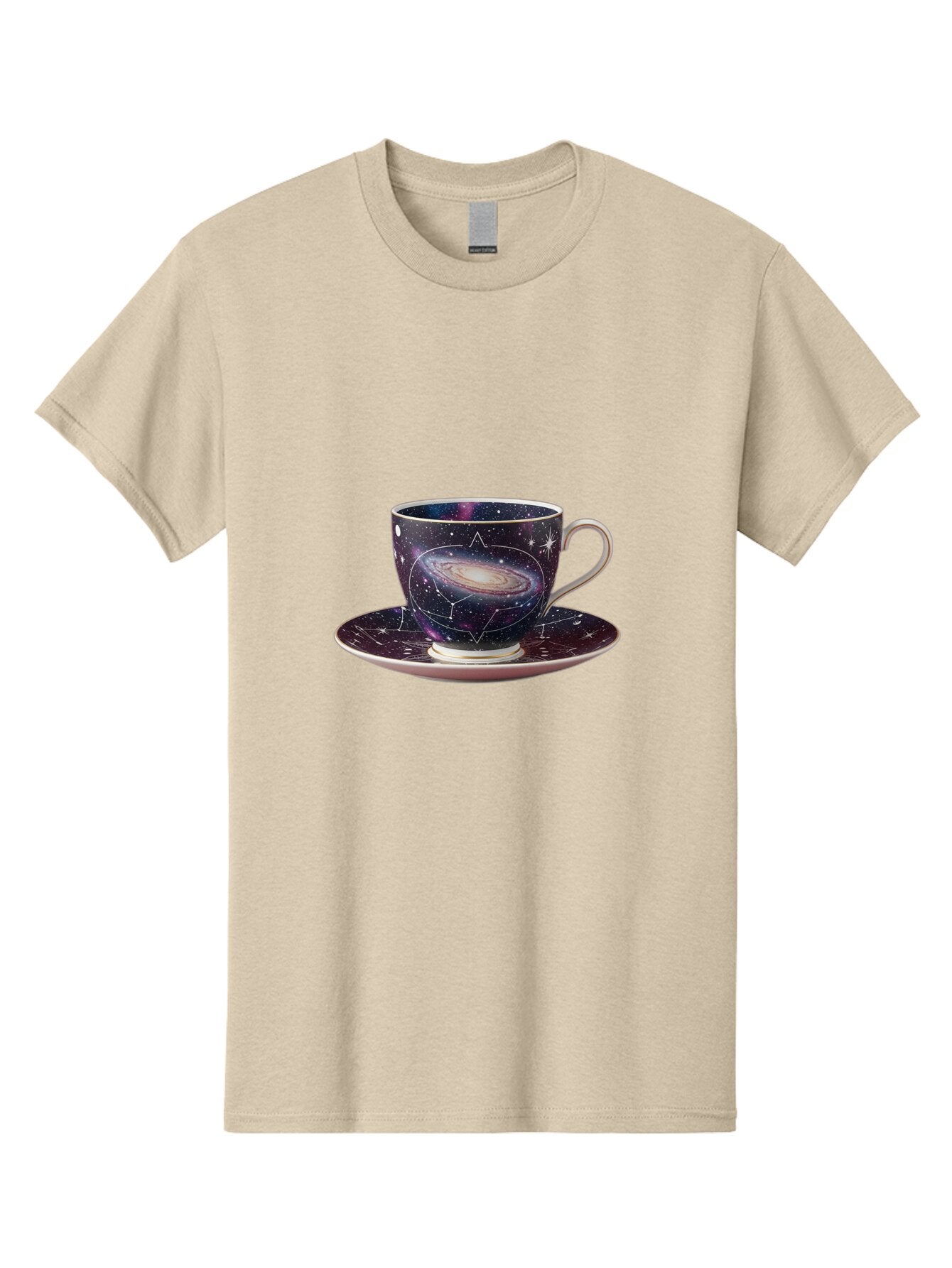 Galaxy-Tea-Cup-1 Men'S Graphic Tee, 100% Cotton, Comfortable Casual Summer Wear, Machine Washable, Vintage Camera, Old Camera, Antique Camera, Black Camera, Classic Photography, Photography Equipment, Nostalgic Device, Film Camera, Camera Art Bap462 3
