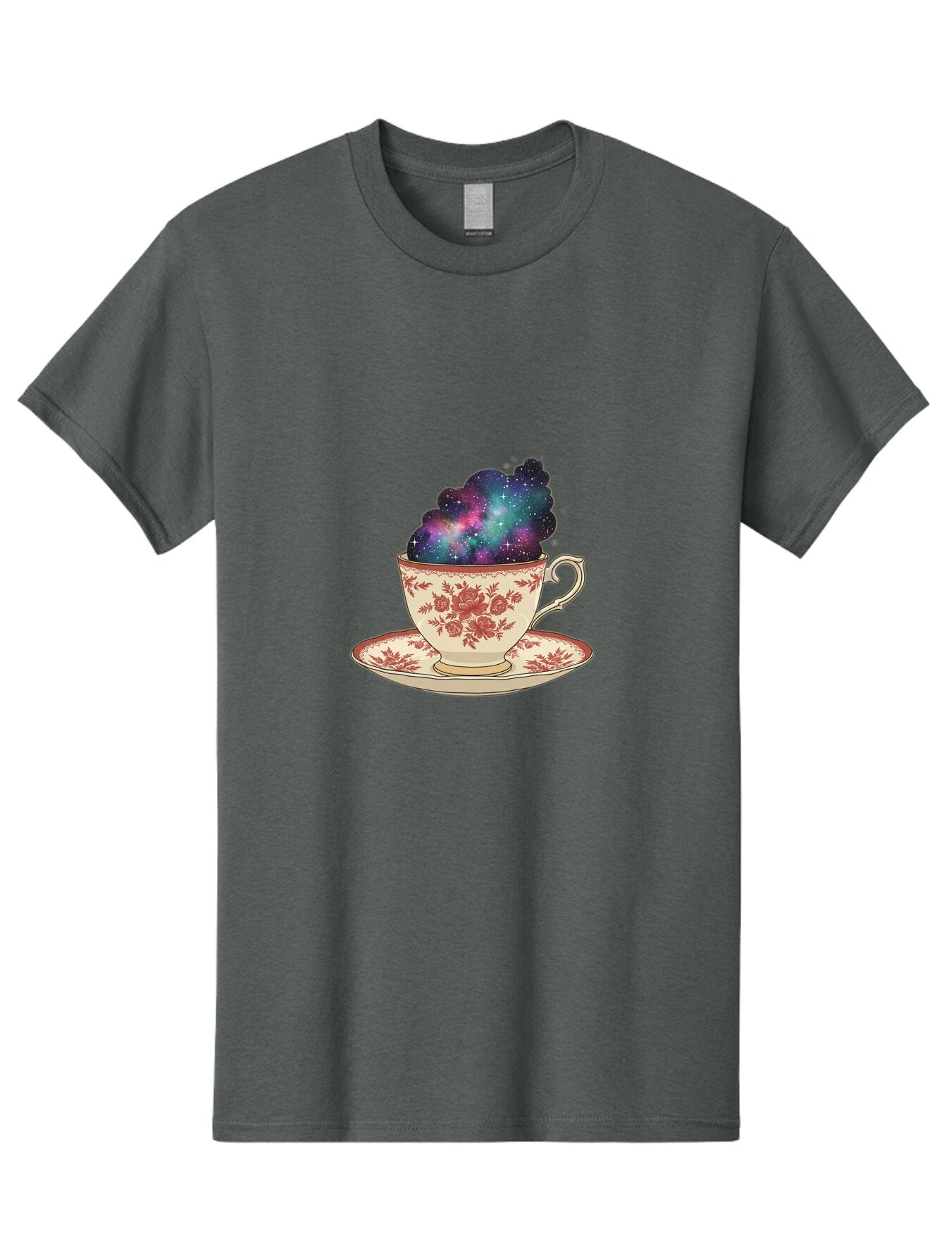 Galaxy-Tea-Cup-2 Men'S Graphic Tee, 100% Cotton, Comfortable Casual Summer Wear, Machine Washable, Vintage Camera, Old Camera, Antique Camera, Black Camera, Classic Photography, Photography Equipment, Nostalgic Device, Film Camera, Camera Art Bap463 5