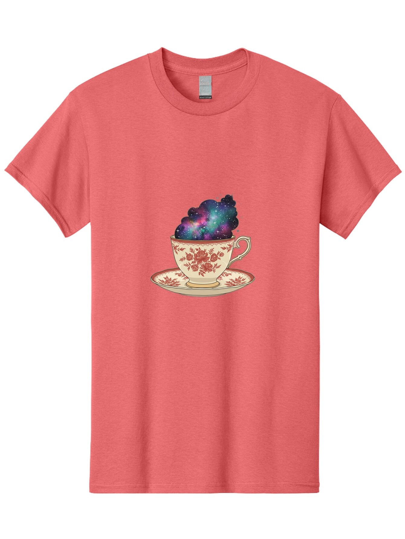 Galaxy-Tea-Cup-2 Men'S Graphic Tee, 100% Cotton, Comfortable Casual Summer Wear, Machine Washable, Vintage Camera, Old Camera, Antique Camera, Black Camera, Classic Photography, Photography Equipment, Nostalgic Device, Film Camera, Camera Art Bap463