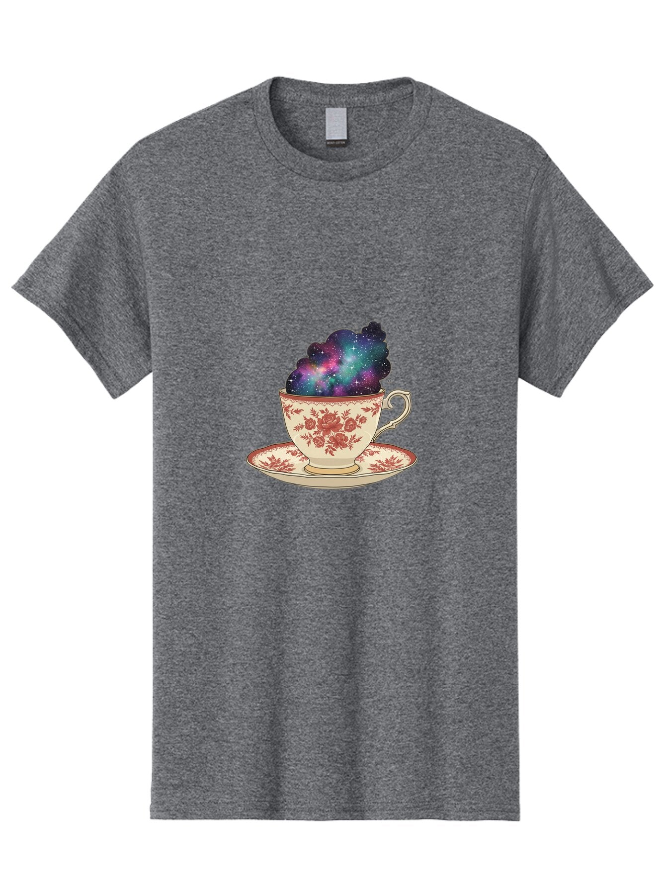 Galaxy-Tea-Cup-2 Men'S Graphic Tee, 100% Cotton, Comfortable Casual Summer Wear, Machine Washable, Vintage Camera, Old Camera, Antique Camera, Black Camera, Classic Photography, Photography Equipment, Nostalgic Device, Film Camera, Camera Art Bap463 15