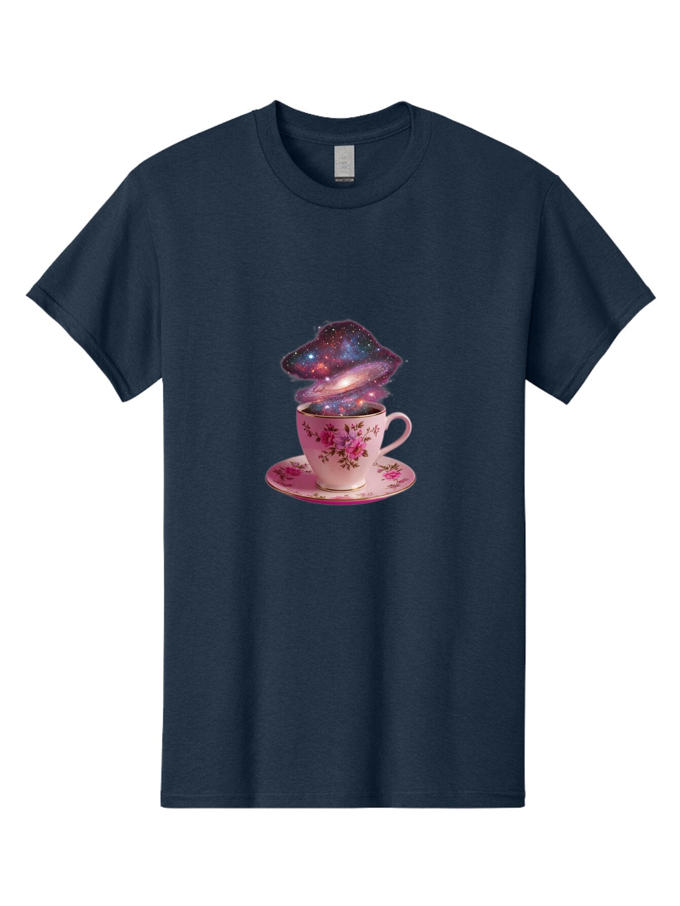 Galaxy-Tea-Cup-4 Men'S Graphic Tee, 100% Cotton, Comfortable Casual Summer Wear, Machine Washable, Vintage Camera, Old Camera, Antique Camera, Black Camera, Classic Photography, Photography Equipment, Nostalgic Device, Film Camera, Camera Art Bap465