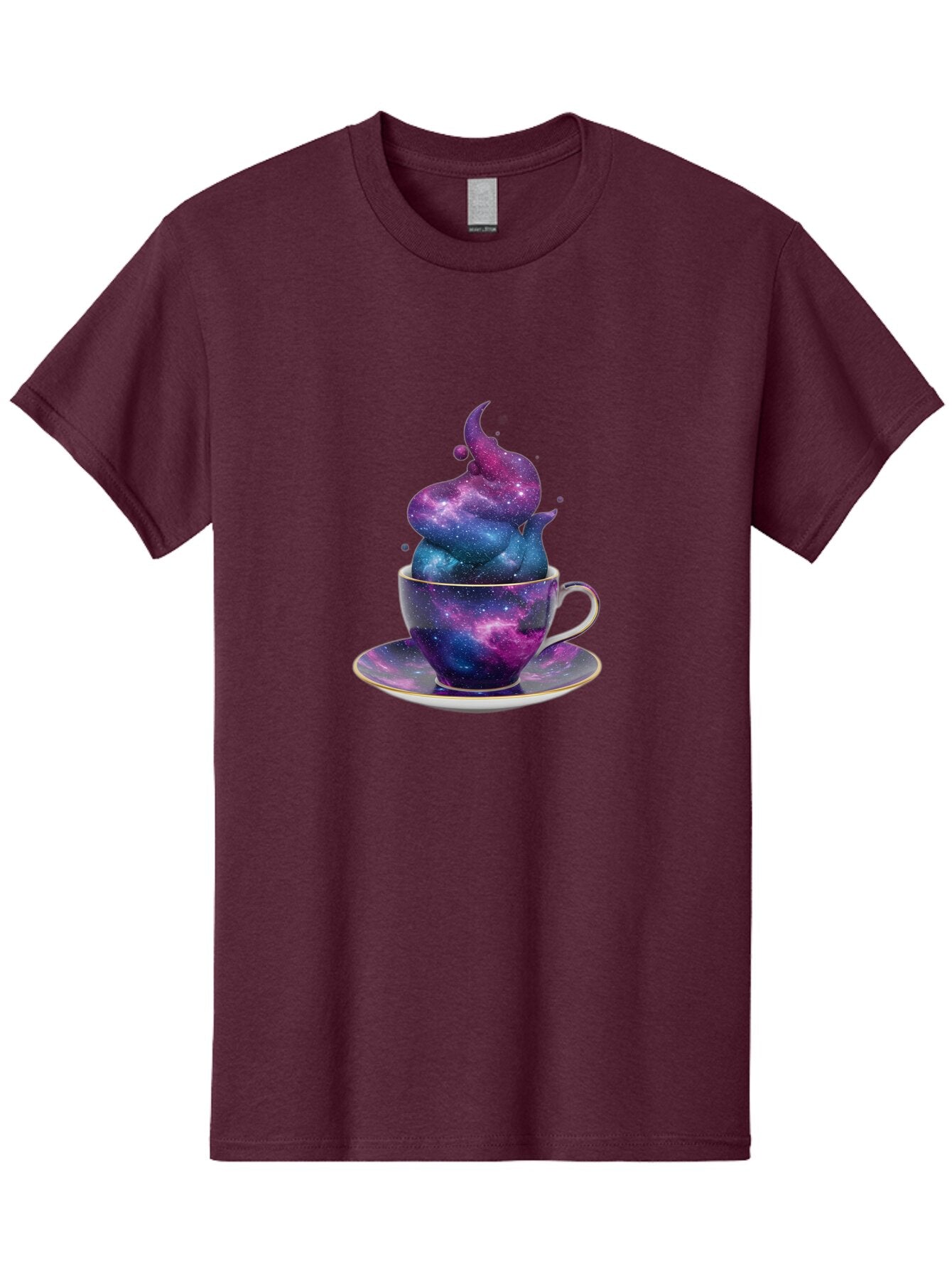Galaxy-Tea-Cup Men'S Graphic Tee, 100% Cotton, Comfortable Casual Summer Wear, Machine Washable, Vintage Camera, Old Camera, Antique Camera, Black Camera, Classic Photography, Photography Equipment, Nostalgic Device, Film Camera, Camera Art Bap469
