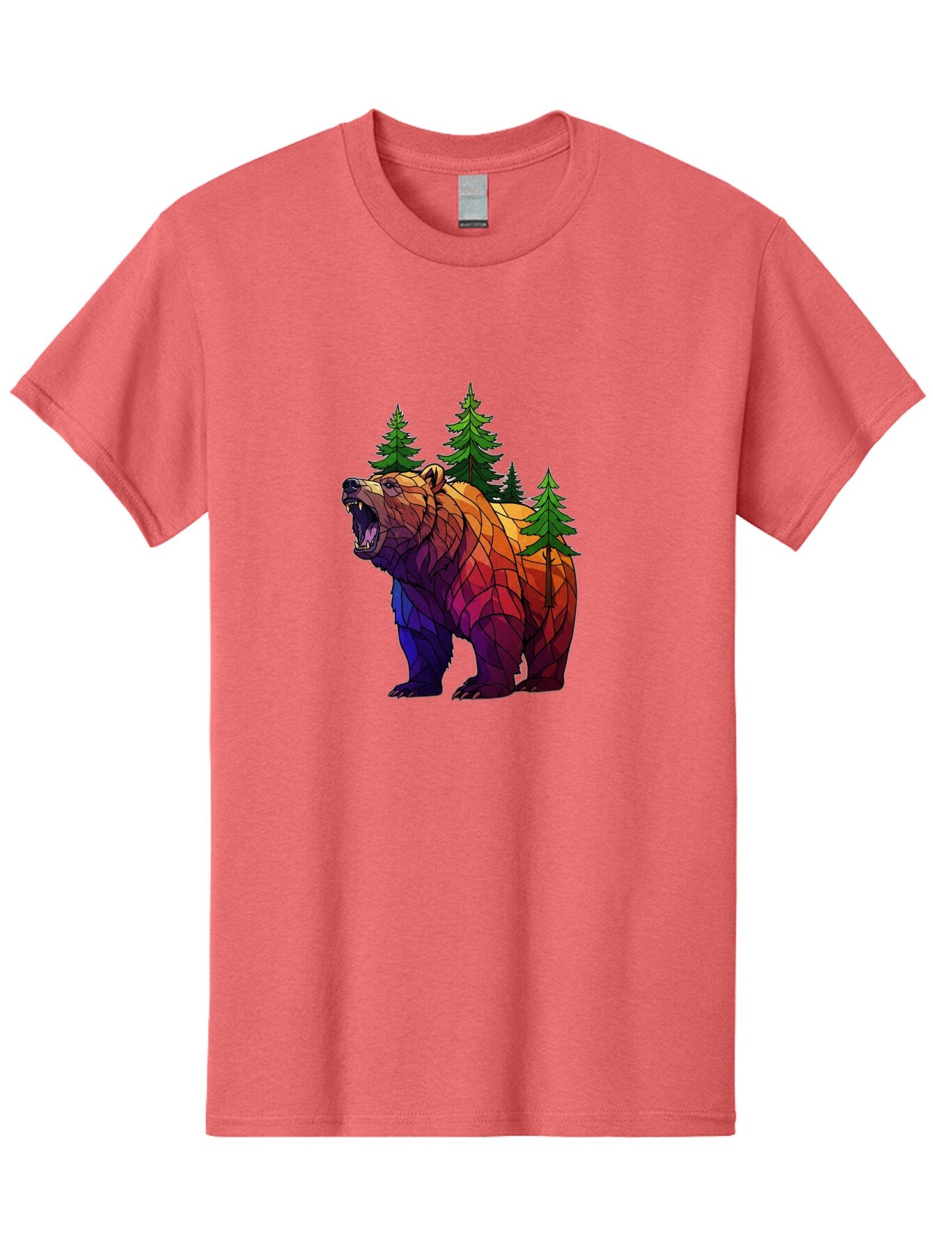 Geometric-Bear Men'S Graphic Tee, 100% Cotton, Comfortable Casual Summer Wear, Machine Washable, Vintage Camera, Old Camera, Antique Camera, Black Camera, Classic Photography, Photography Equipment, Nostalgic Device, Film Camera, Camera Art Bap474 12