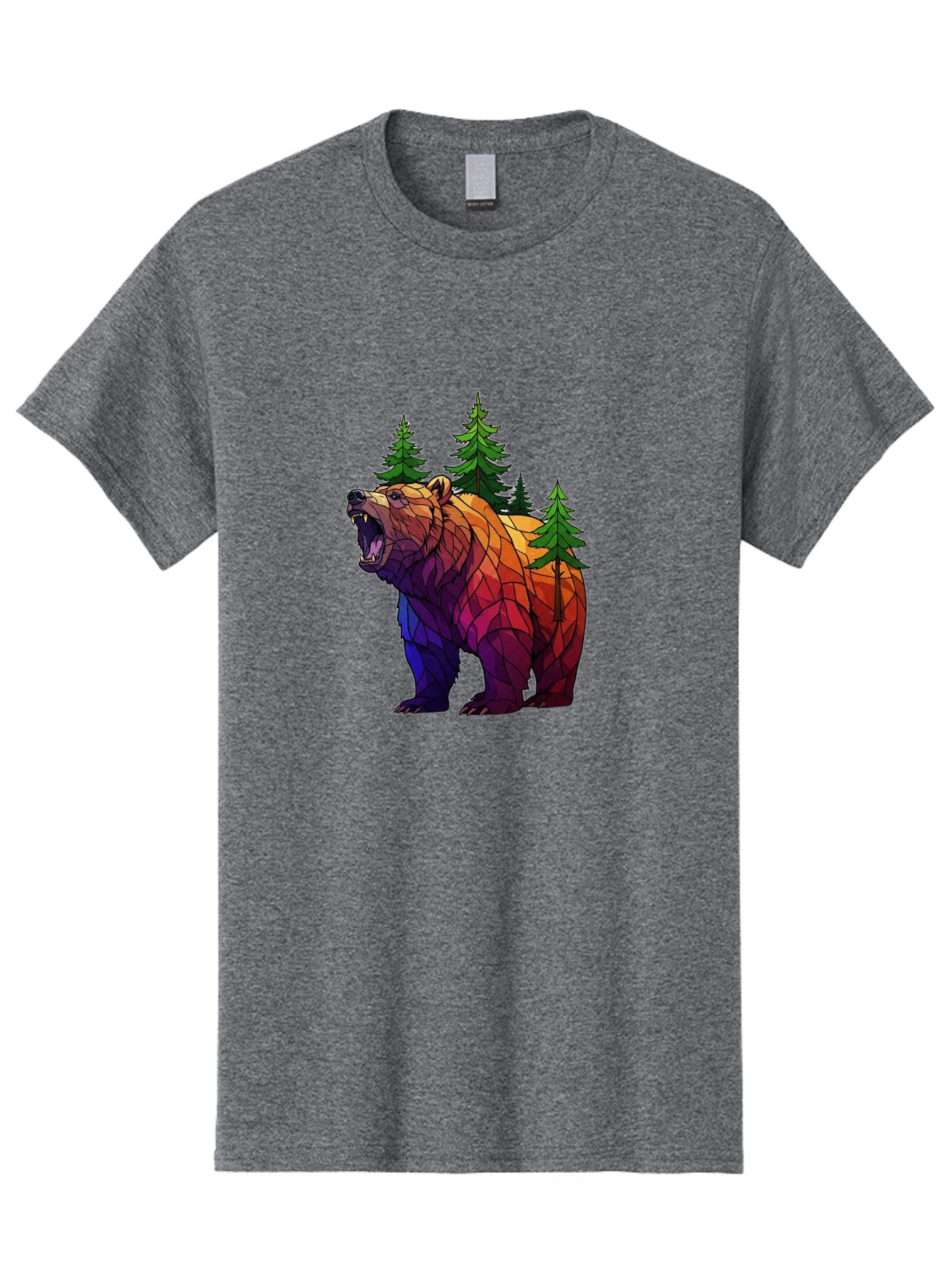 Geometric-Bear Men'S Graphic Tee, 100% Cotton, Comfortable Casual Summer Wear, Machine Washable, Vintage Camera, Old Camera, Antique Camera, Black Camera, Classic Photography, Photography Equipment, Nostalgic Device, Film Camera, Camera Art Bap474 14