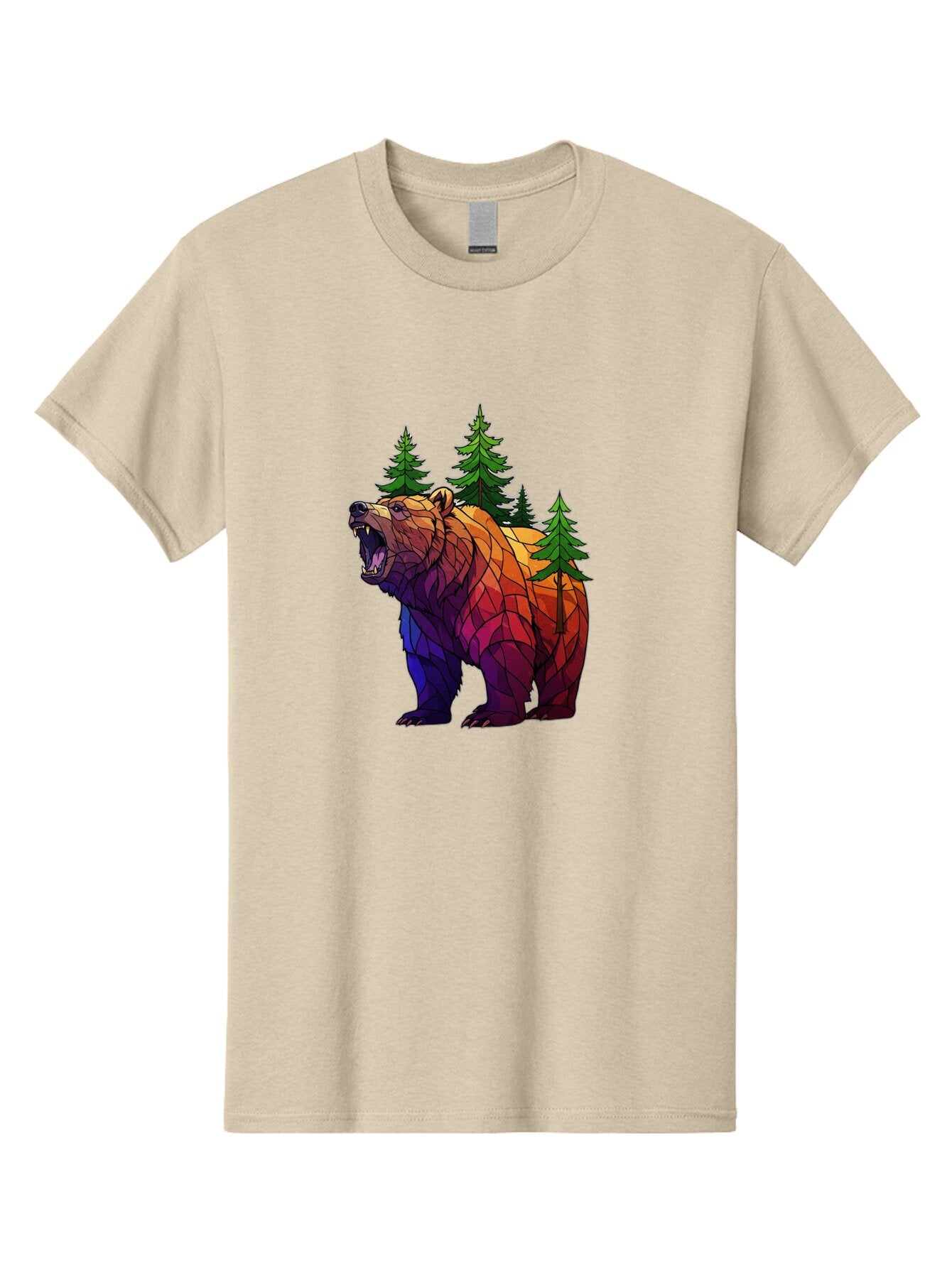 Geometric-Bear Men'S Graphic Tee, 100% Cotton, Comfortable Casual Summer Wear, Machine Washable, Vintage Camera, Old Camera, Antique Camera, Black Camera, Classic Photography, Photography Equipment, Nostalgic Device, Film Camera, Camera Art Bap474 8