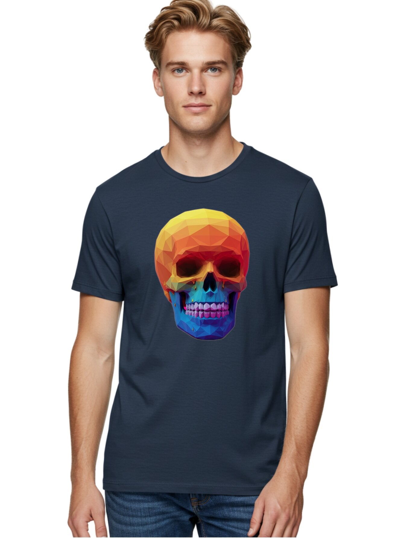 Geometric-Skull Men'S Graphic Tee, 100% Cotton, Comfortable Casual Summer Wear, Machine Washable, Vintage Camera, Old Camera, Antique Camera, Black Camera, Classic Photography, Photography Equipment, Nostalgic Device, Film Camera, Camera Art Bap475 25