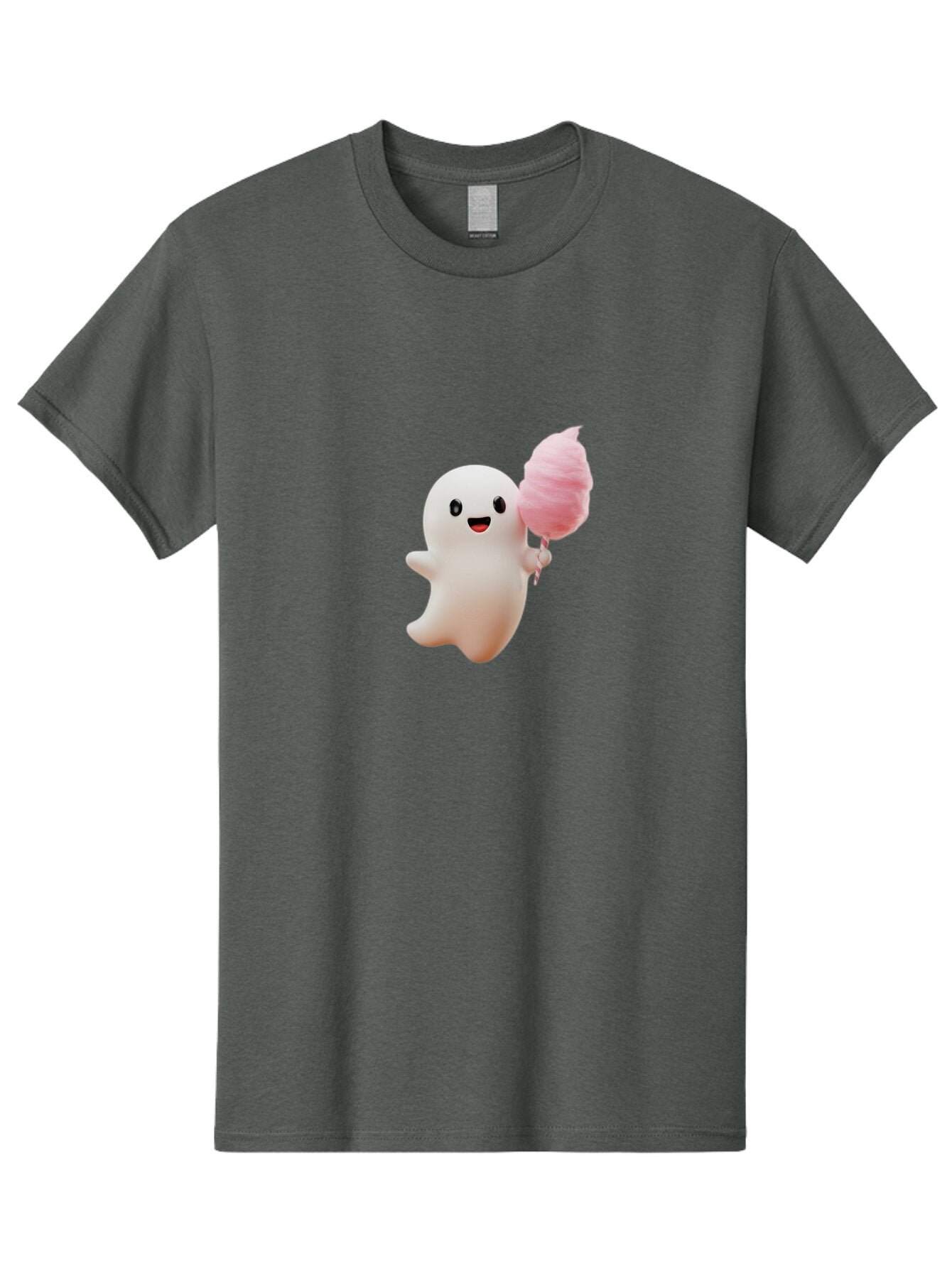 Ghost-Holding-Cotton-Candy Men'S Graphic Tee, 100% Cotton, Comfortable Casual Summer Wear, Machine Washable, Vintage Camera, Old Camera, Antique Camera, Black Camera, Classic Photography, Photography Equipment, Nostalgic Device, Film Camera, Bap485 11