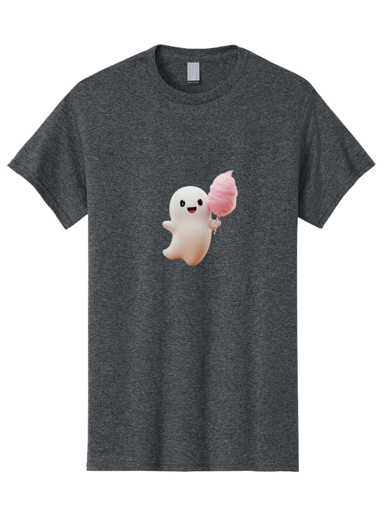 Ghost-Holding-Cotton-Candy Men'S Graphic Tee, 100% Cotton, Comfortable Casual Summer Wear, Machine Washable, Vintage Camera, Old Camera, Antique Camera, Black Camera, Classic Photography, Photography Equipment, Nostalgic Device, Film Camera, Bap485 5
