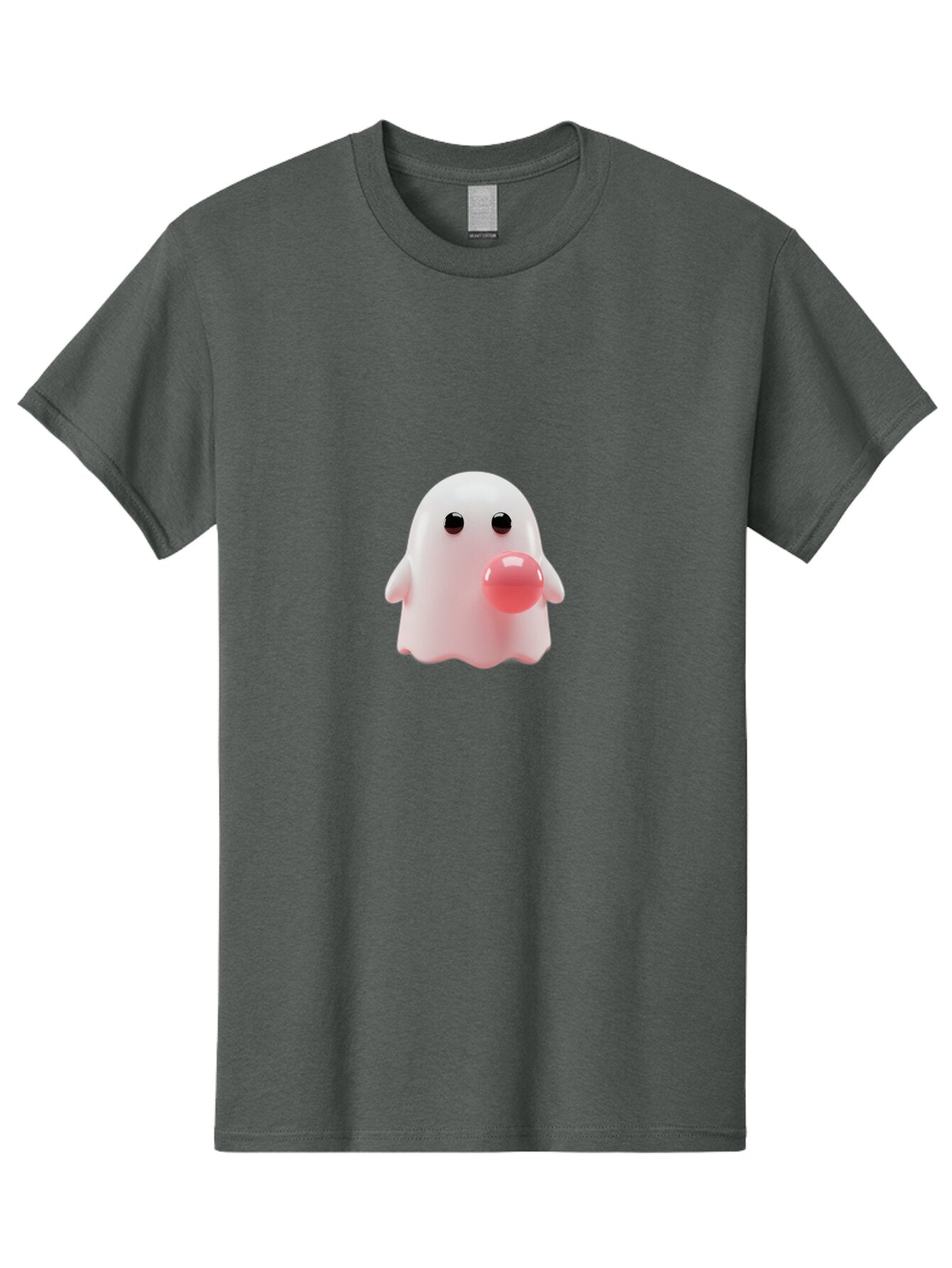 Ghost-With-Bubble-Gum Men'S Graphic Tee, 100% Cotton, Comfortable Casual Summer Wear, Machine Washable, Vintage Camera, Old Camera, Antique Camera, Black Camera, Classic Photography, Photography Equipment, Nostalgic Device, Film Camera, Bap489