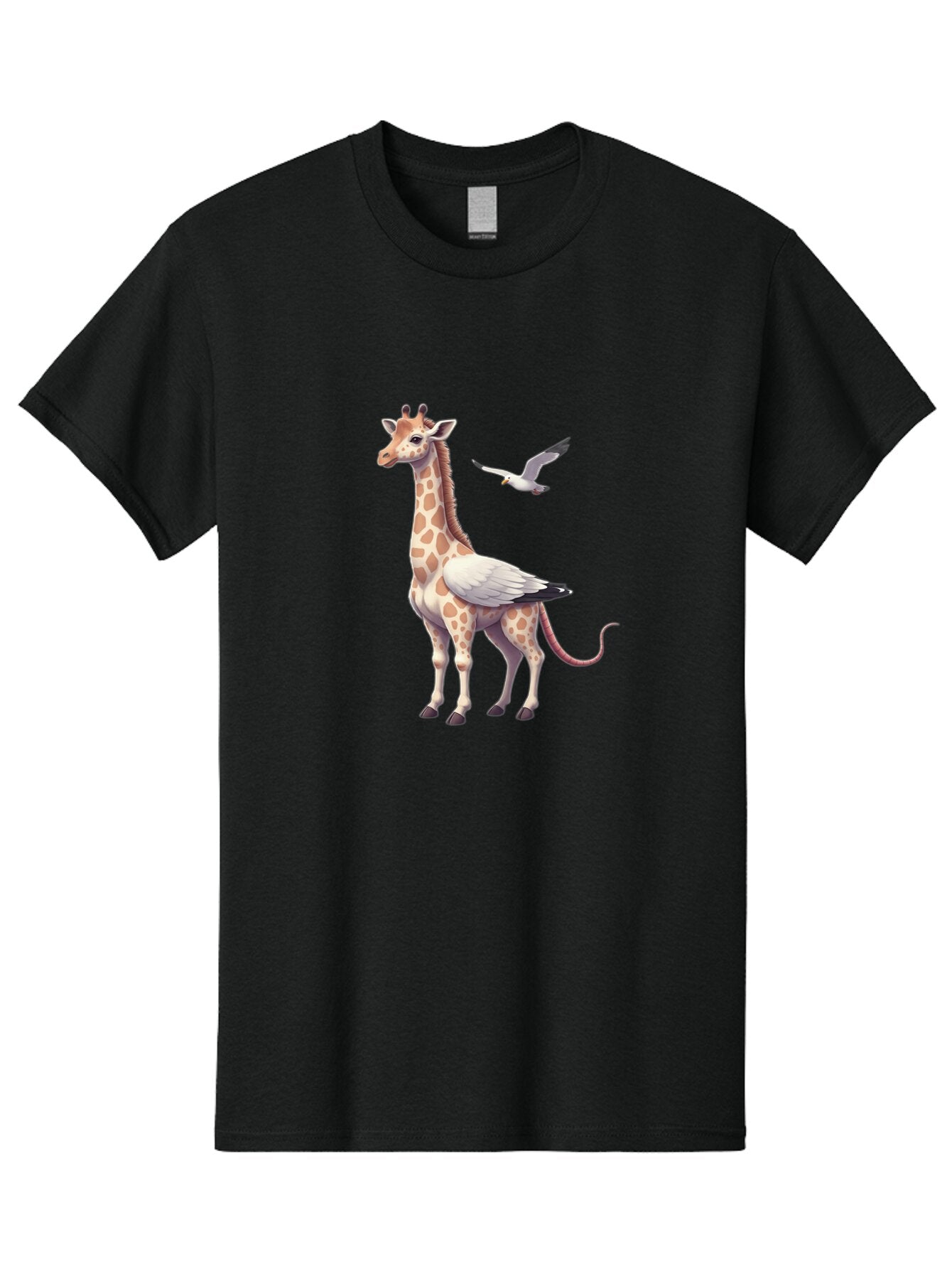 Giraffe-With-Wings Men'S Graphic Tee, 100% Cotton, Comfortable Casual Summer Wear, Machine Washable, Vintage Camera, Old Camera, Antique Camera, Black Camera, Classic Photography, Photography Equipment, Nostalgic Device, Film Camera, Bap496 9