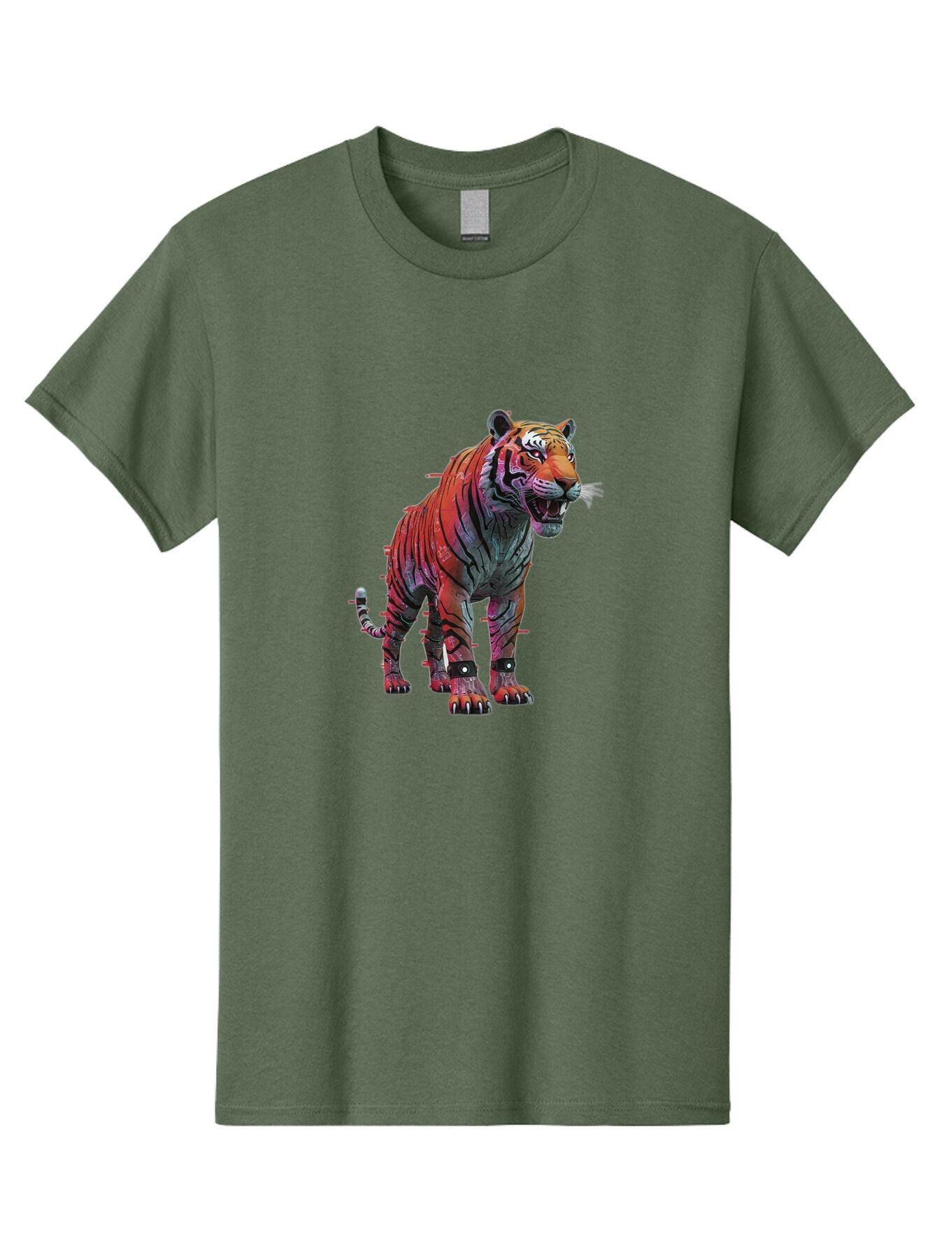 Glitch-Tiger Men'S Graphic Tee, 100% Cotton, Comfortable Casual Summer Wear, Machine Washable, Vintage Camera, Old Camera, Antique Camera, Black Camera, Classic Photography, Photography Equipment, Nostalgic Device, Film Camera, Camera Art Bap500 5