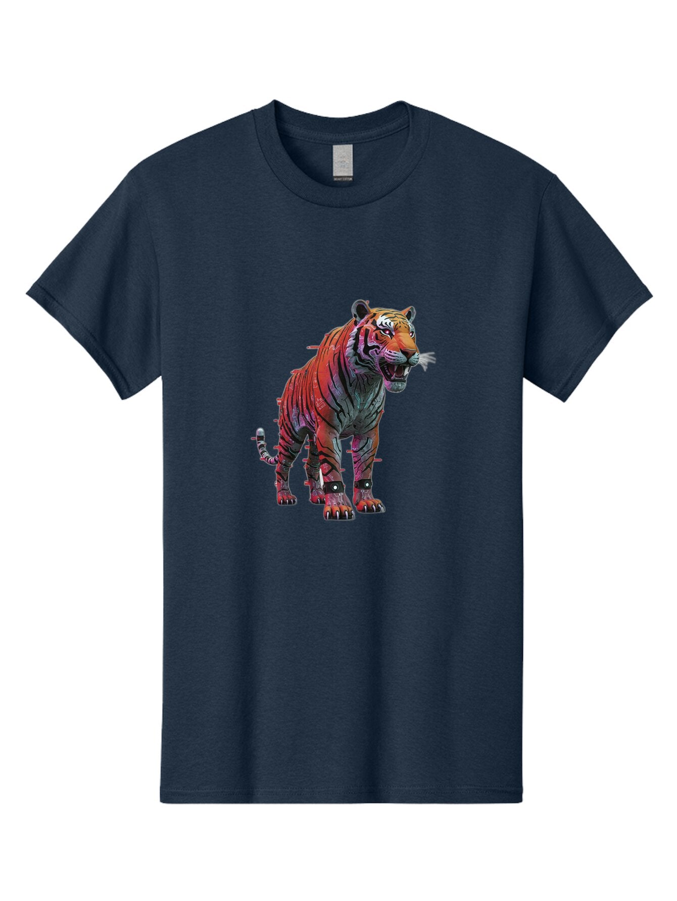 Glitch-Tiger Men'S Graphic Tee, 100% Cotton, Comfortable Casual Summer Wear, Machine Washable, Vintage Camera, Old Camera, Antique Camera, Black Camera, Classic Photography, Photography Equipment, Nostalgic Device, Film Camera, Camera Art Bap500 15