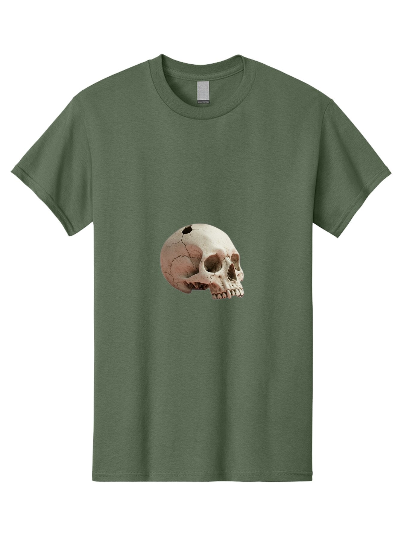 Human-Skull-1 Men'S Graphic Tee, 100% Cotton, Comfortable Casual Summer Wear, Machine Washable, Vintage Camera, Old Camera, Antique Camera, Black Camera, Classic Photography, Photography Equipment, Nostalgic Device, Film Camera, Camera Art Bap605 10