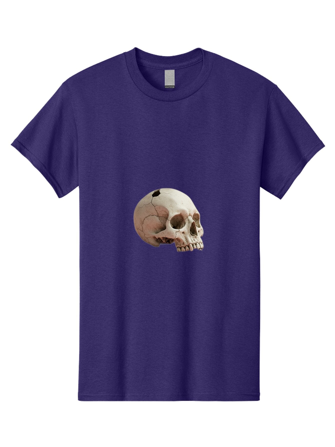 Human-Skull-1 Men'S Graphic Tee, 100% Cotton, Comfortable Casual Summer Wear, Machine Washable, Vintage Camera, Old Camera, Antique Camera, Black Camera, Classic Photography, Photography Equipment, Nostalgic Device, Film Camera, Camera Art Bap605 6