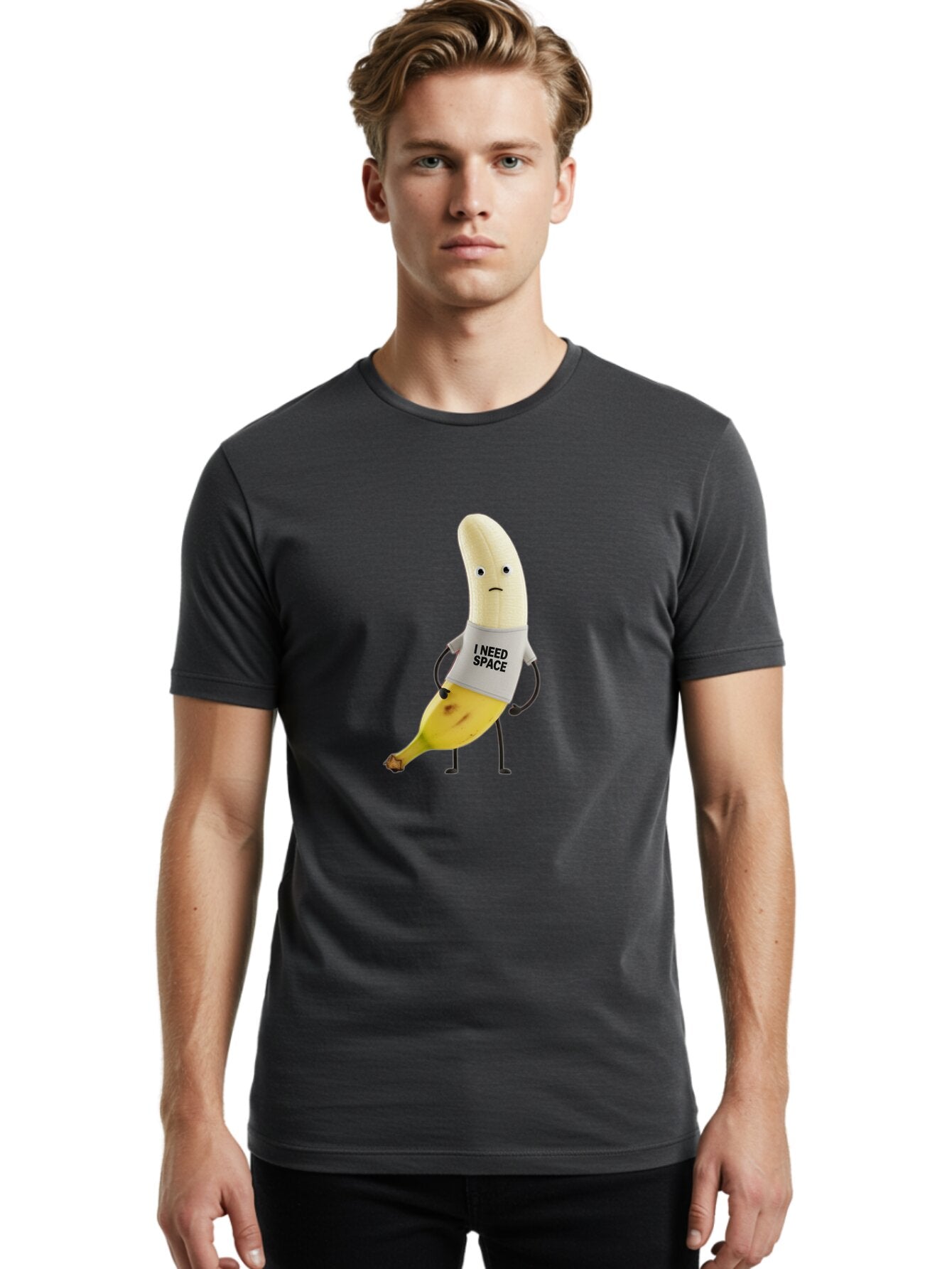 I-Need-Space-Banana Men'S Graphic Tee, 100% Cotton, Comfortable Casual Summer Wear, Machine Washable, Vintage Camera, Old Camera, Antique Camera, Black Camera, Classic Photography, Photography Equipment, Nostalgic Device, Film Camera, Bap607 20