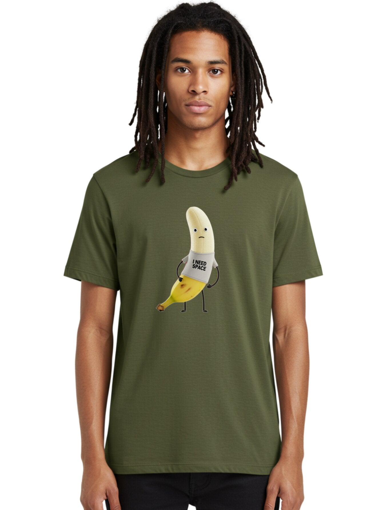 I-Need-Space-Banana Men'S Graphic Tee, 100% Cotton, Comfortable Casual Summer Wear, Machine Washable, Vintage Camera, Old Camera, Antique Camera, Black Camera, Classic Photography, Photography Equipment, Nostalgic Device, Film Camera, Bap607 24